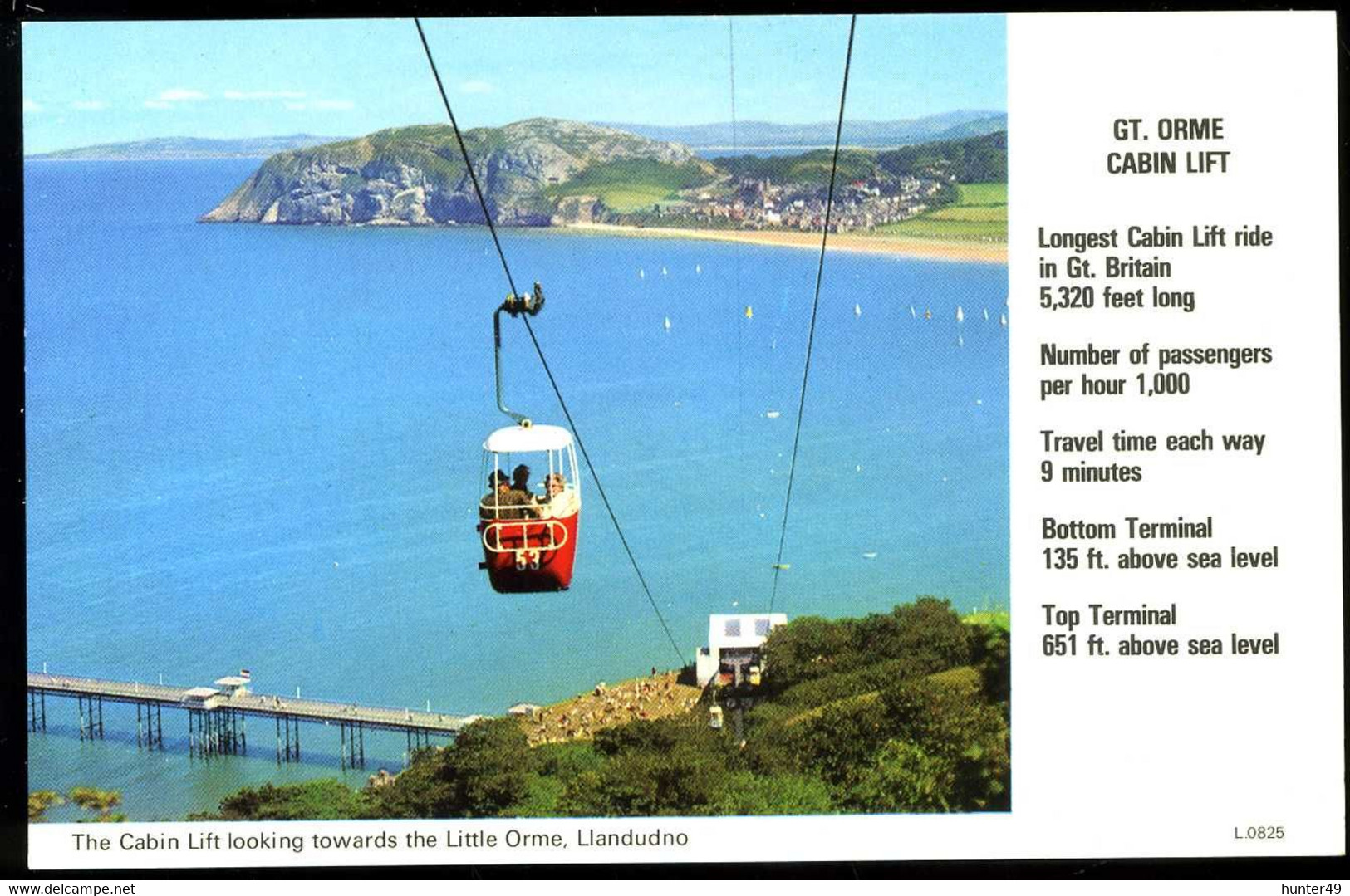 Llandudno The Cabin Lift Looking Towards The Little Orme Dennis - Zu Identifizieren