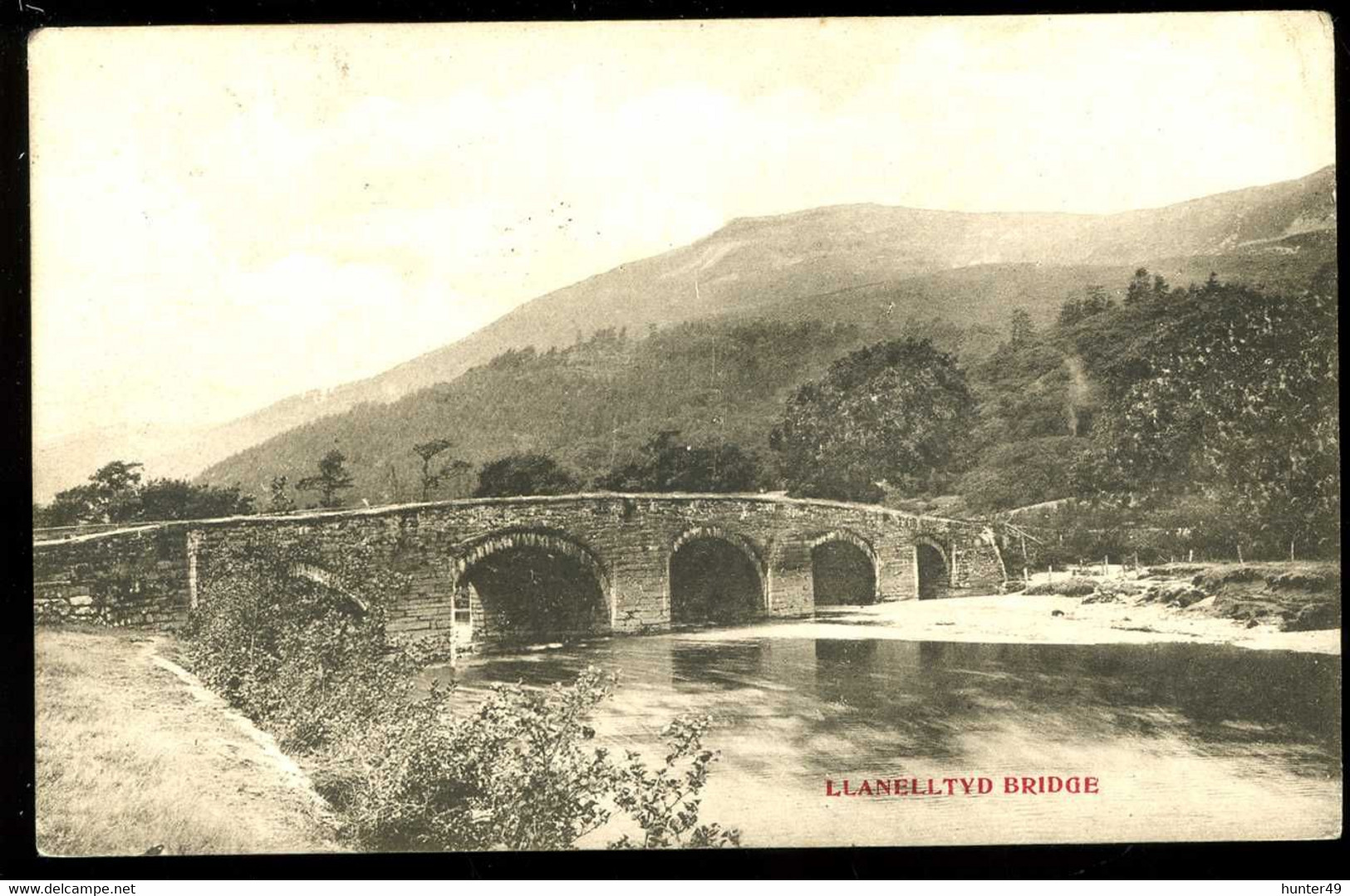 Llanelltyd Bridge 1909 Jones Crosby - Unknown County