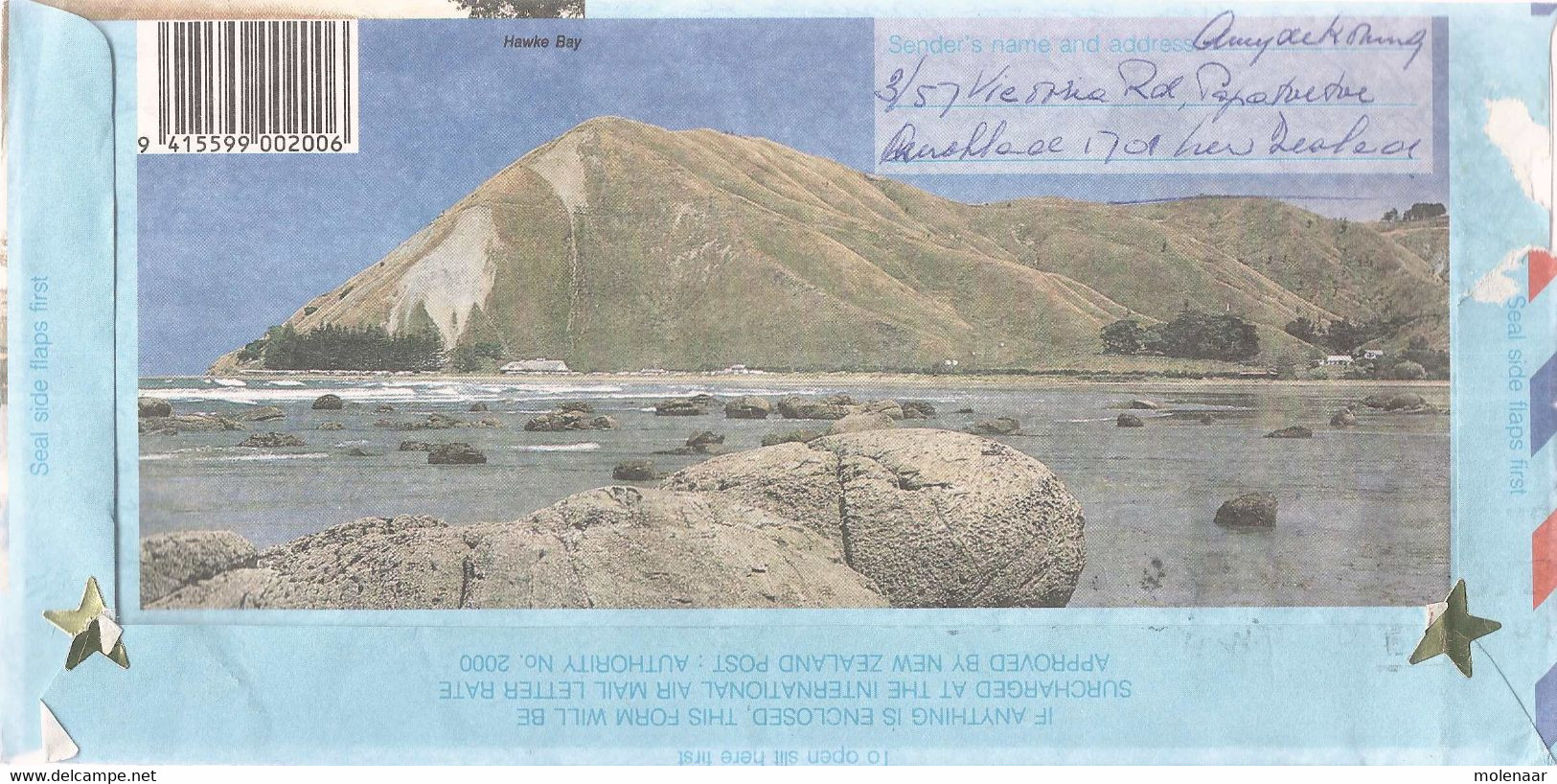 New Zealand Aerogramme Uit 1999 Gebruikt (7384) - Entiers Postaux