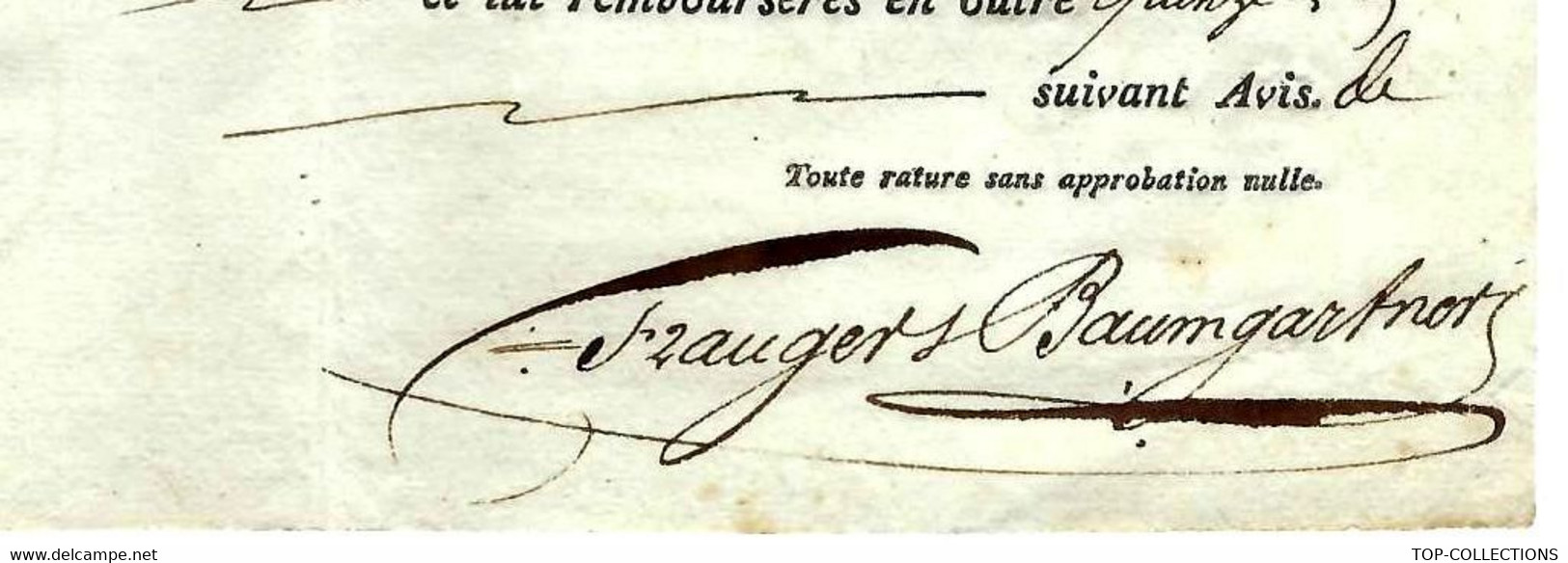 1809 MULHOUSE Haut Rhin Frauger Et Baumgartner  Balles De Toile Pour Lyon Audra Frères  V.SCANS - 1800 – 1899
