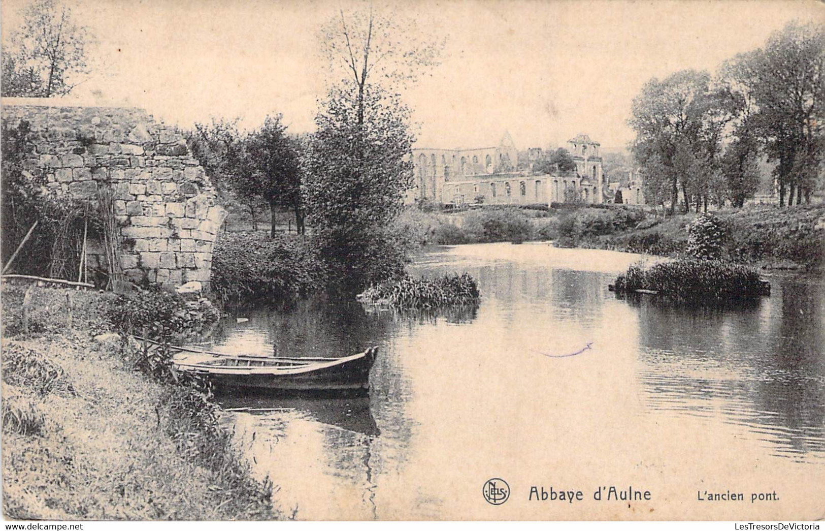 CPA Abbaye D'Aulne - L'ancien Pont - Thuin