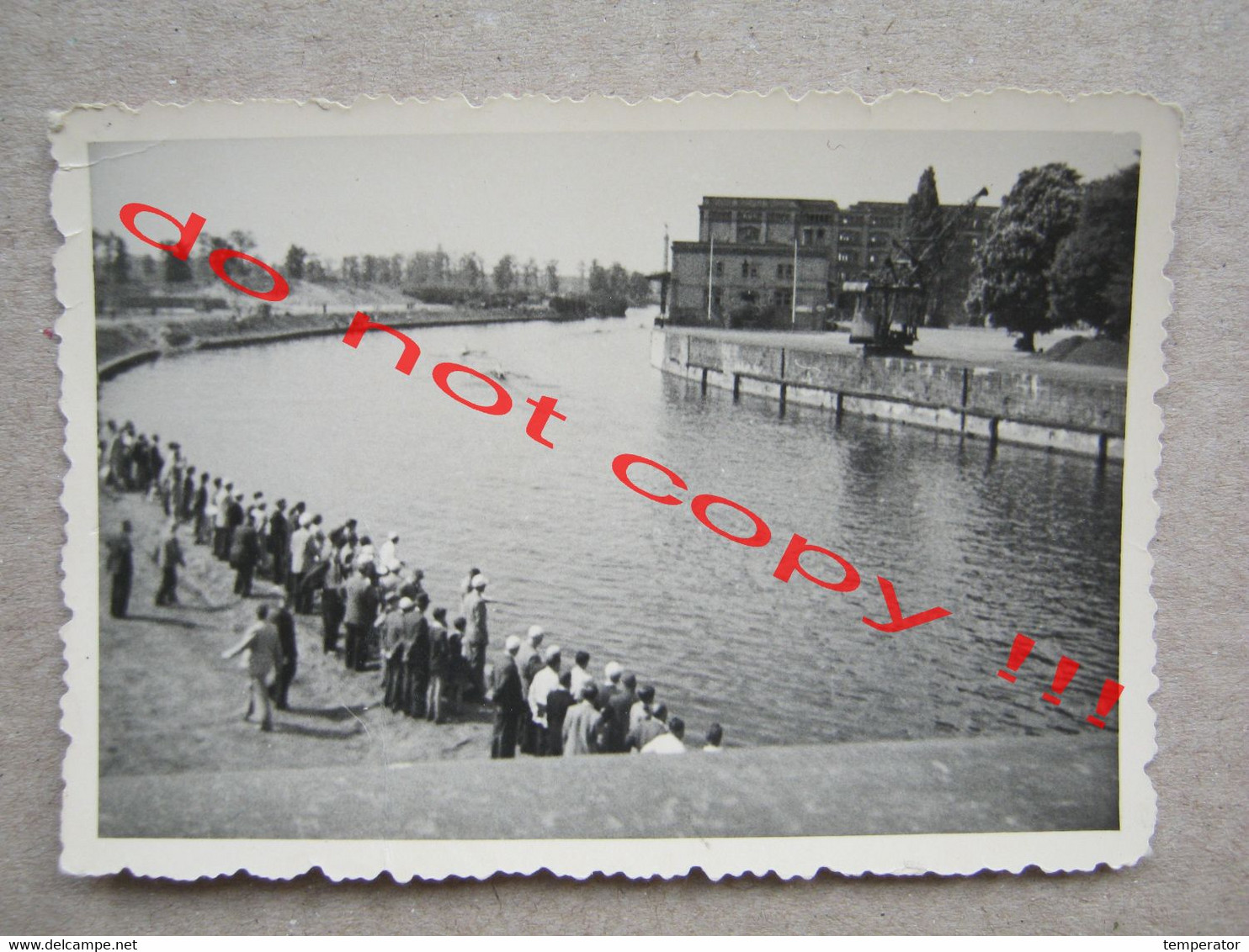 Rowing, Kayaking / Somewhere In Germany - Competition ... ( Old Real Photo ) - Aviron