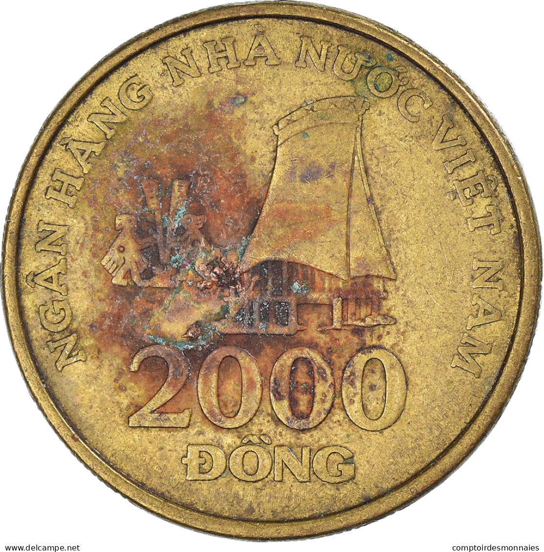 Monnaie, Viet Nam, 2000 Dông, 2003 - Viêt-Nam