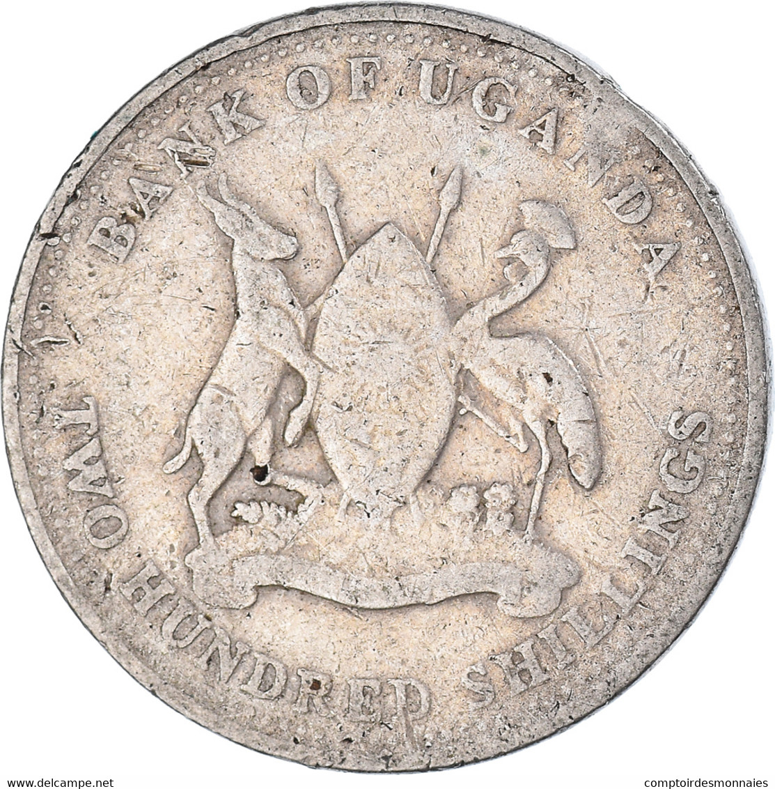 Monnaie, Ouganda, 200 Shillings, 1998 - Oeganda