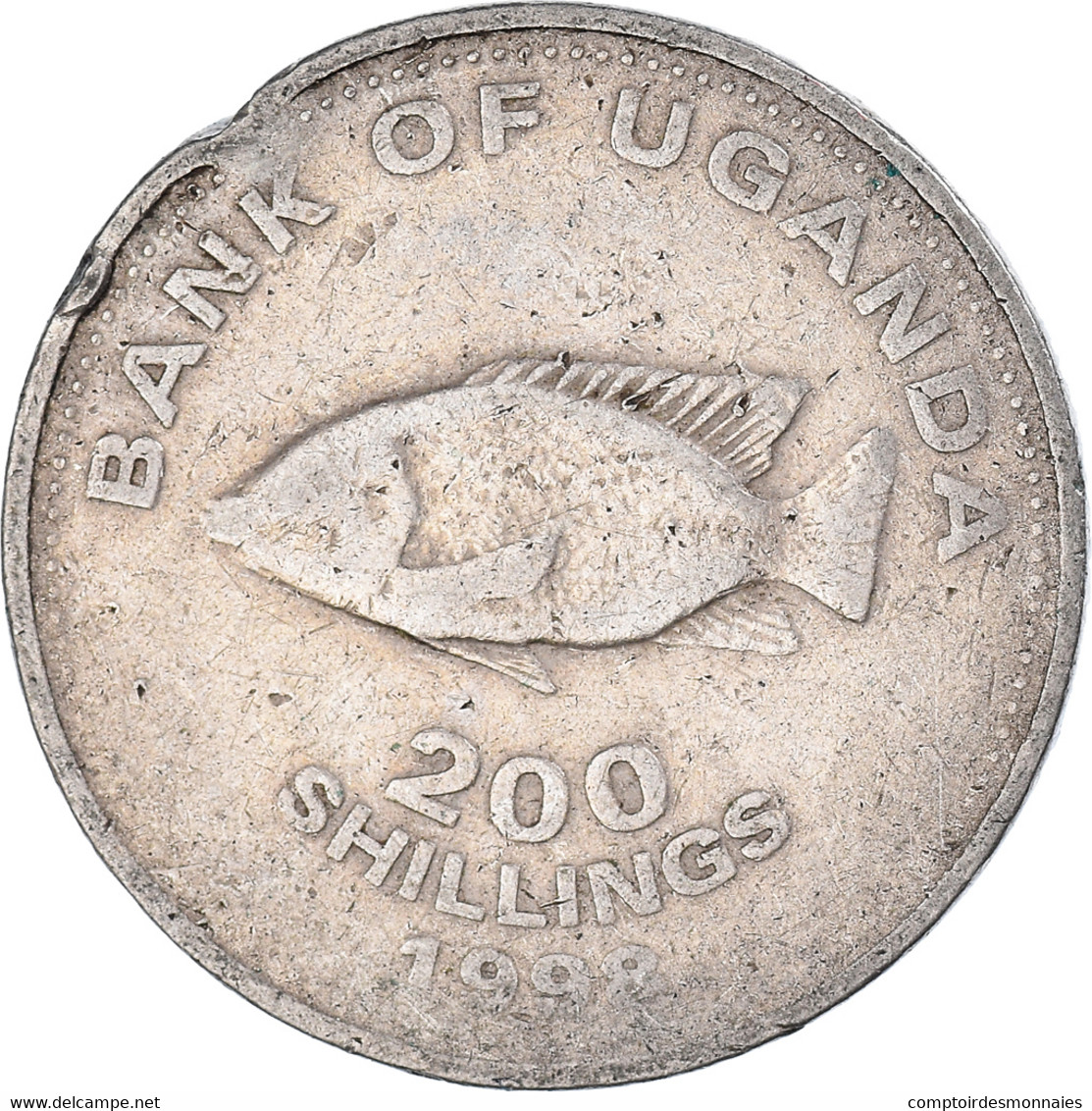 Monnaie, Ouganda, 200 Shillings, 1998 - Oeganda