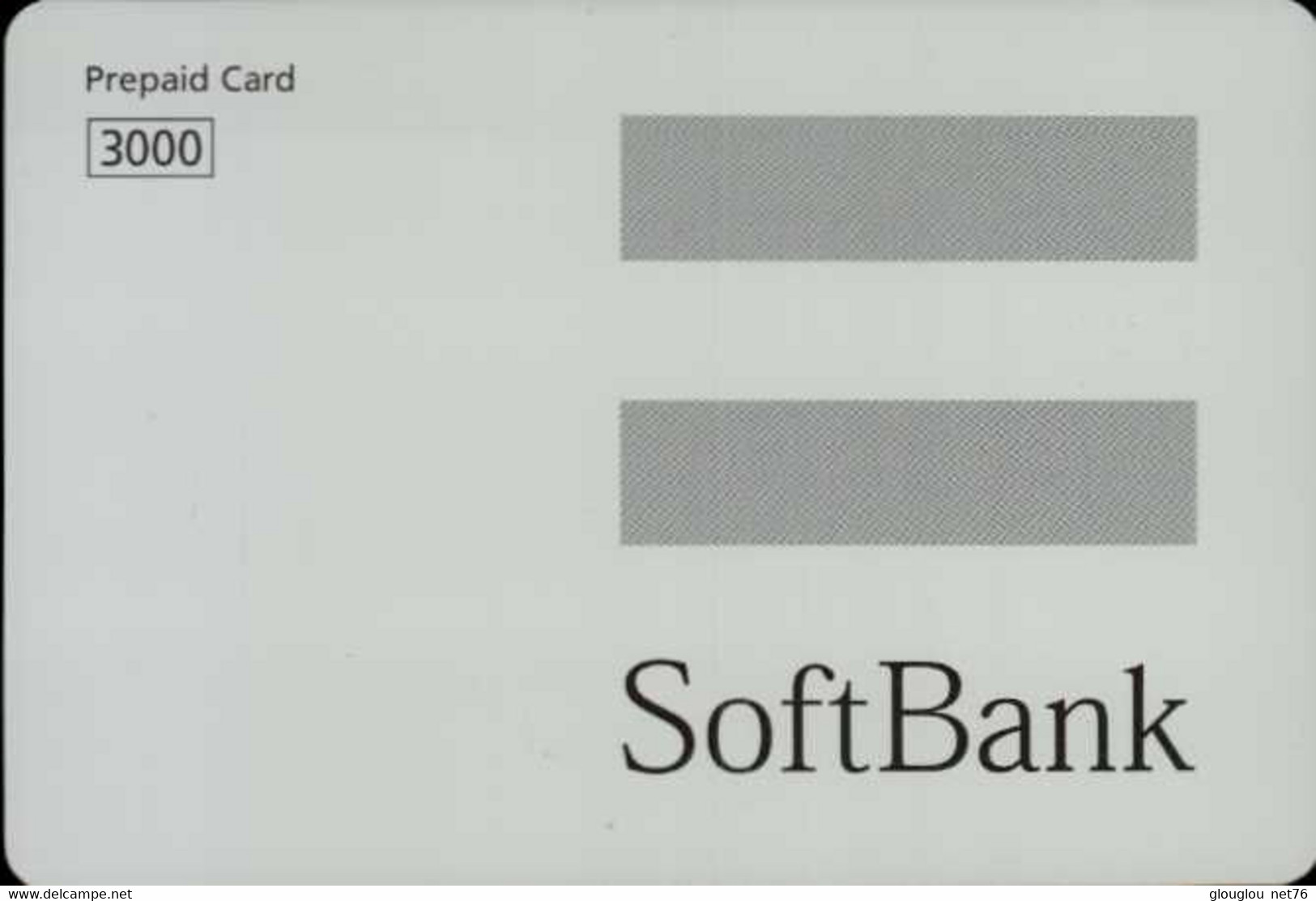 TELECARTE  PREPAID CARD  300...SOFTBANK - Unknown Origin