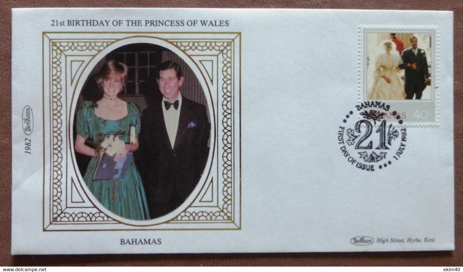 1982 Bahamas Stamp First Day Cover 'Diana 21 Birthday'  No FDC-073 - Autres & Non Classés