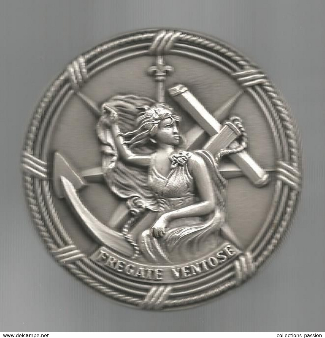 Médaille De Tape De Bouche , FREGATE VENTOSE , Dia. 75 Mm ,71.50 Gr., Frais Fr. 3.35 E - Frankreich