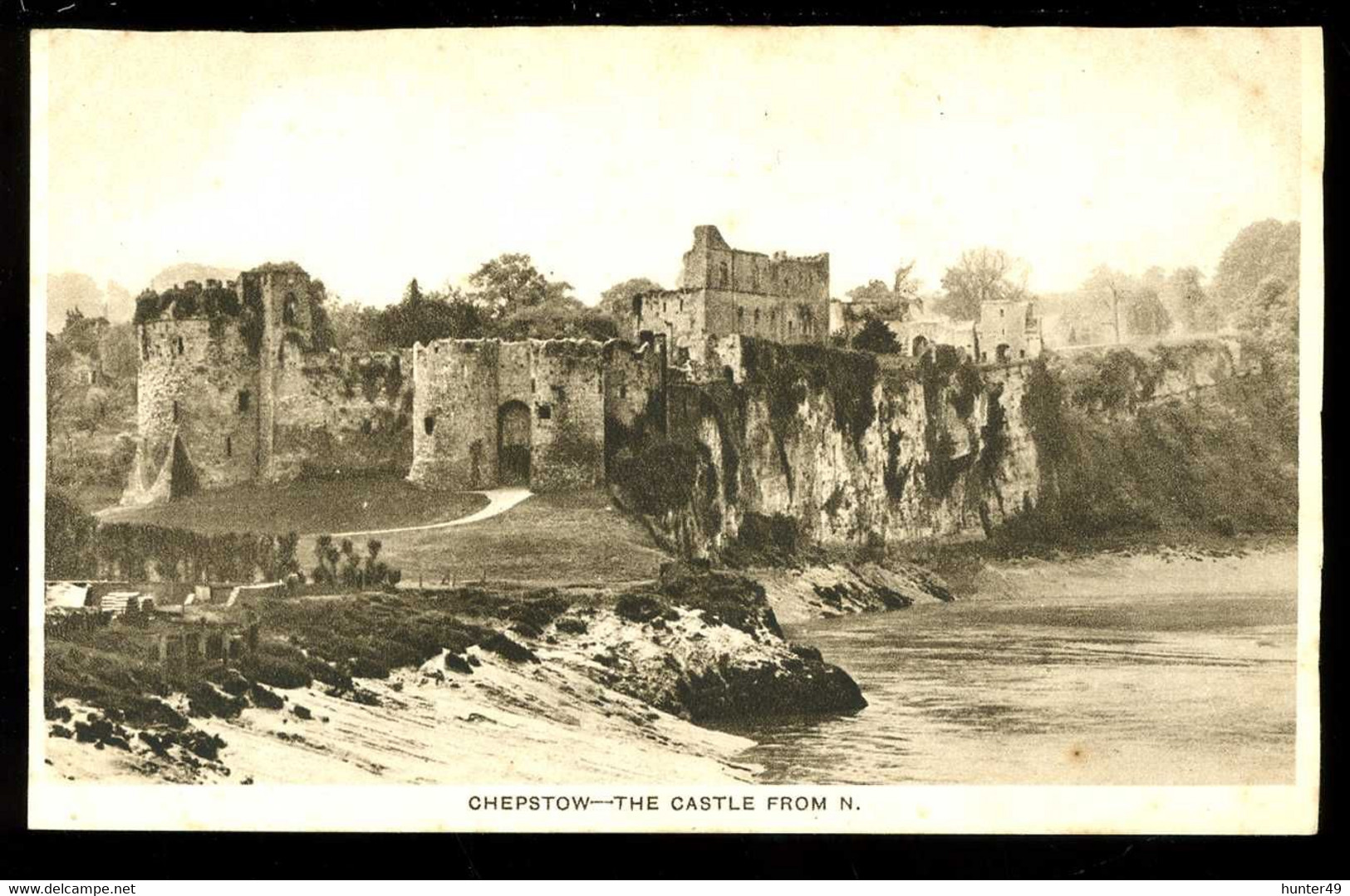 Chepstow The Castle From North Through The Camera - Monmouthshire