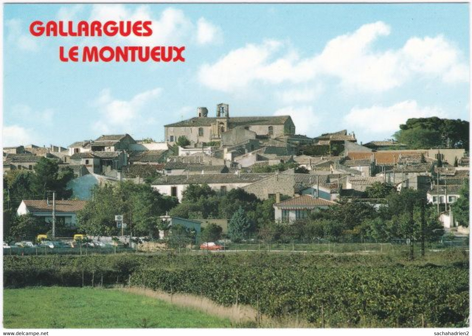 30. Gf. GALLARGUES-LE-MONTUEUX. Vue Générale. 680104 - Gallargues-le-Montueux