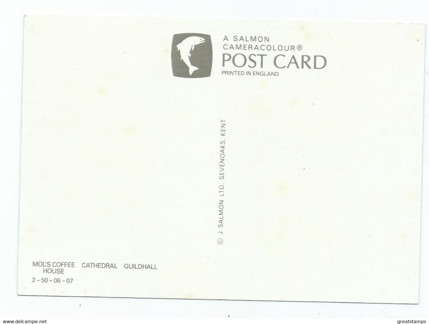 Postcard Rp Devon Exeter Multiview Unused Salmon Larger Format Card - Exeter