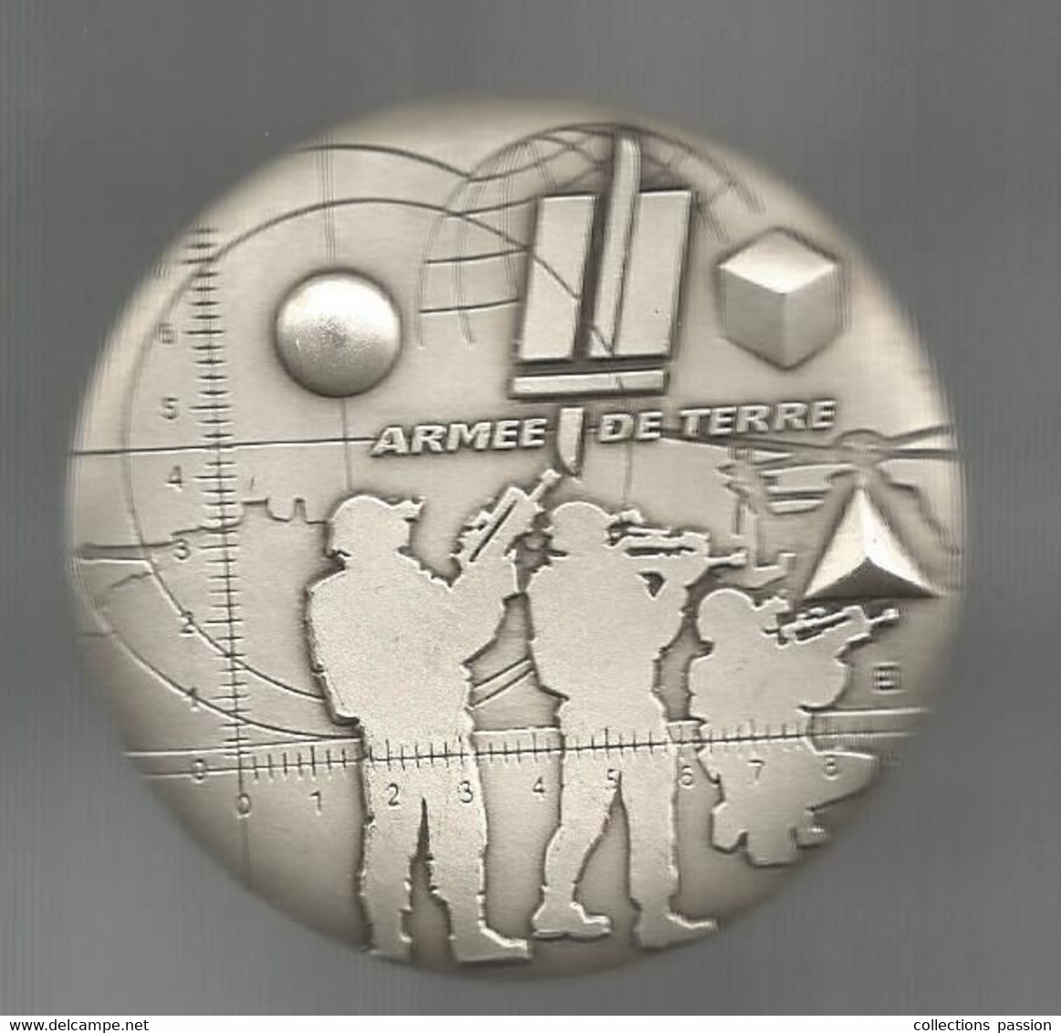 Médaille , ARMEE DE TERRE, Bronze FL, Balme, Dia. 65 Mm , 158 Gr., 2 Scans,  Frais Fr. 6.15 E - Frankrijk