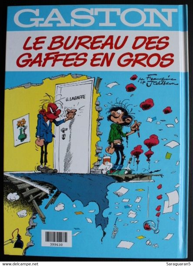 BD - Gaston - INT 01 - Gala De Gaffes à Gogo / Le Bureau Des Gaffes En Gros - Rééd. 1998 - Gaston