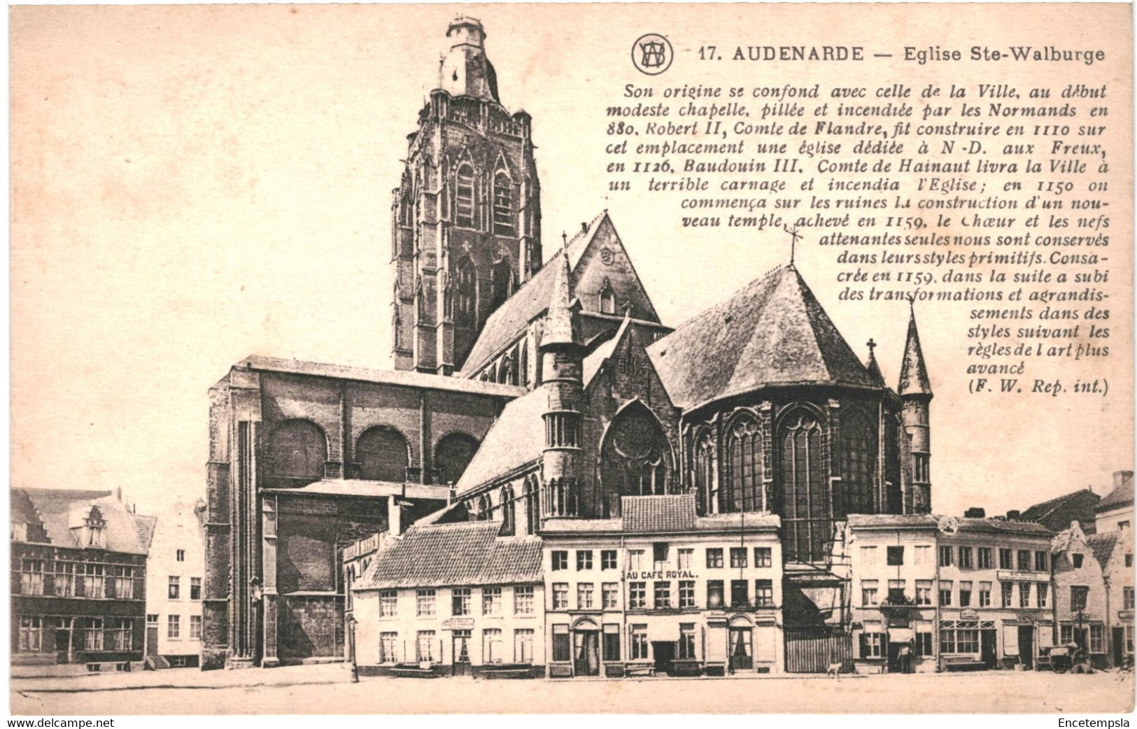 CPA Carte Postale Belgique-Audenarde Eglise Sainte Walburge   VM51342 - Oudenaarde