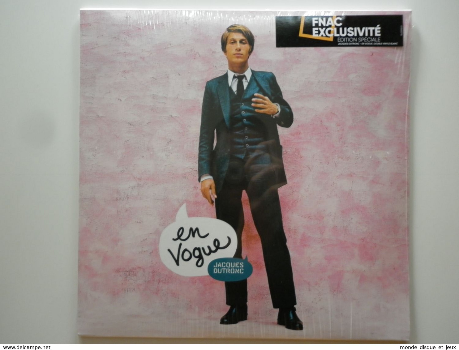 Jacques Dutronc Album Double 33Tours En Vogue Exclusivité Vinyles Couleur Blanc - Cassettes Audio