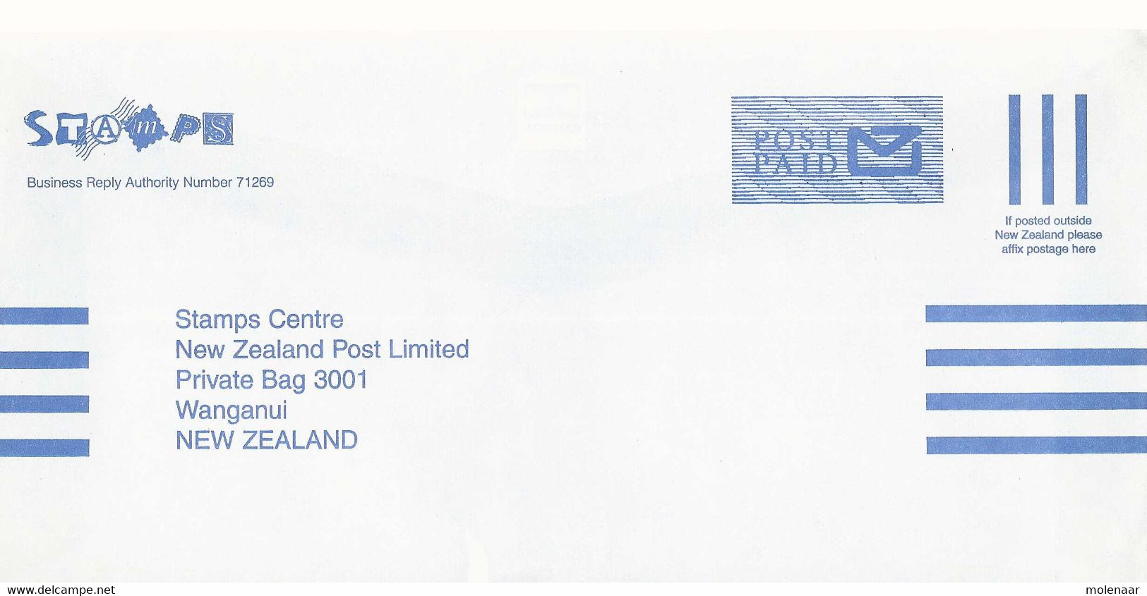 New-Zealand 2 Omslagen Van  "Stamps Centre"  Ongebruikt (7389) - Postwaardestukken