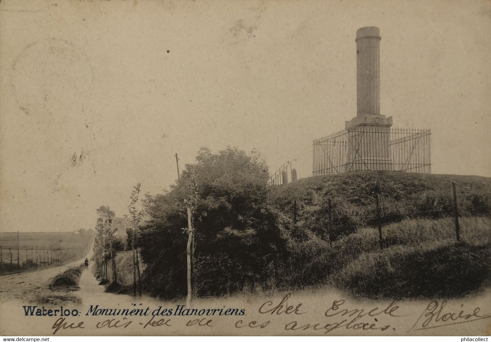 Waterloo // Monument Des Hanovriens (dif. Vue) 1903 - Waterloo