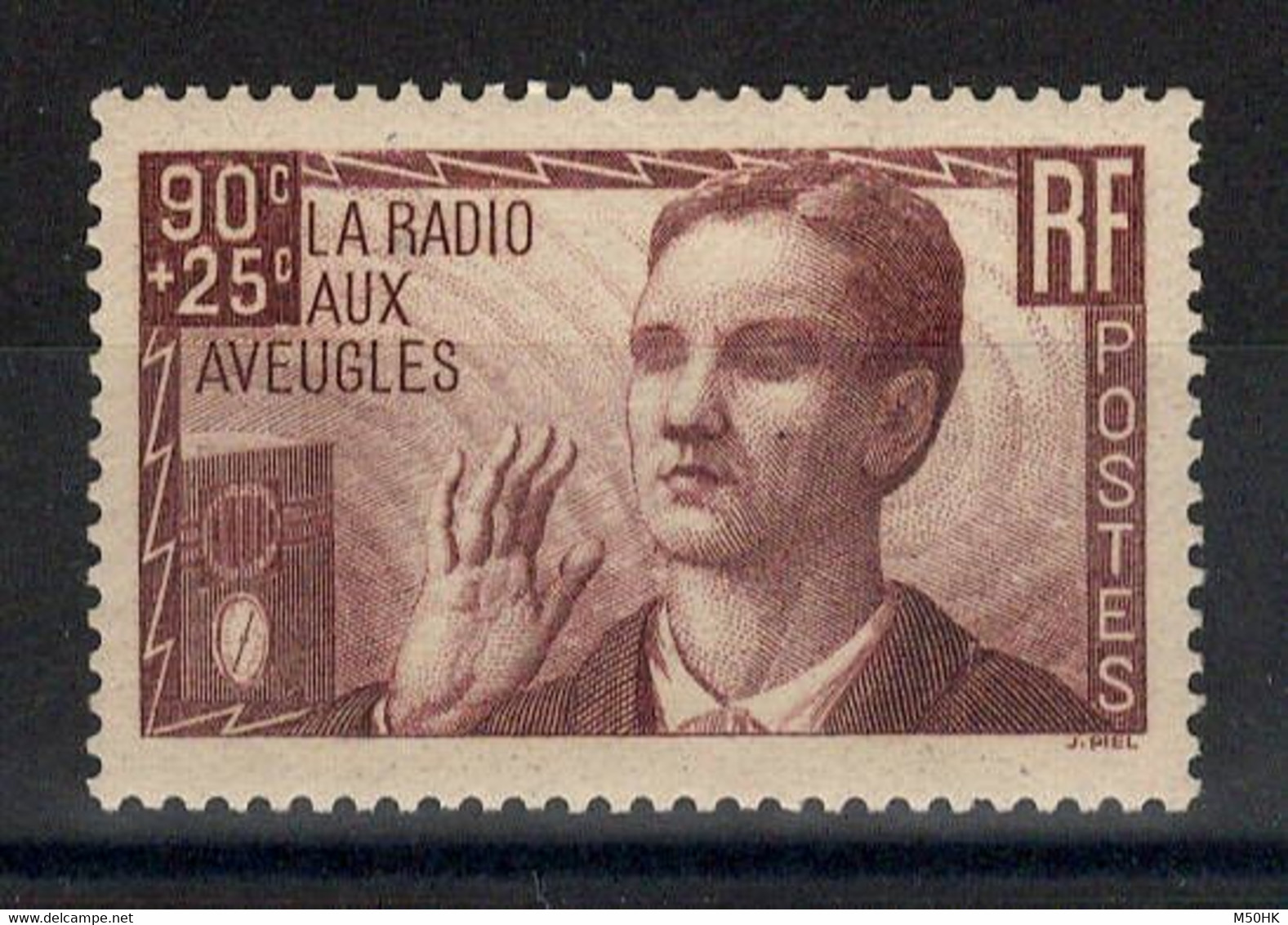 YV 418 N* Radio Aux Aveugles Cote 9 Euros - Unused Stamps