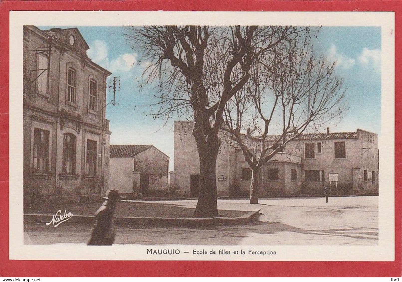 Herault - Mauguio -  Ecole De Filles Et La Perception - Mauguio