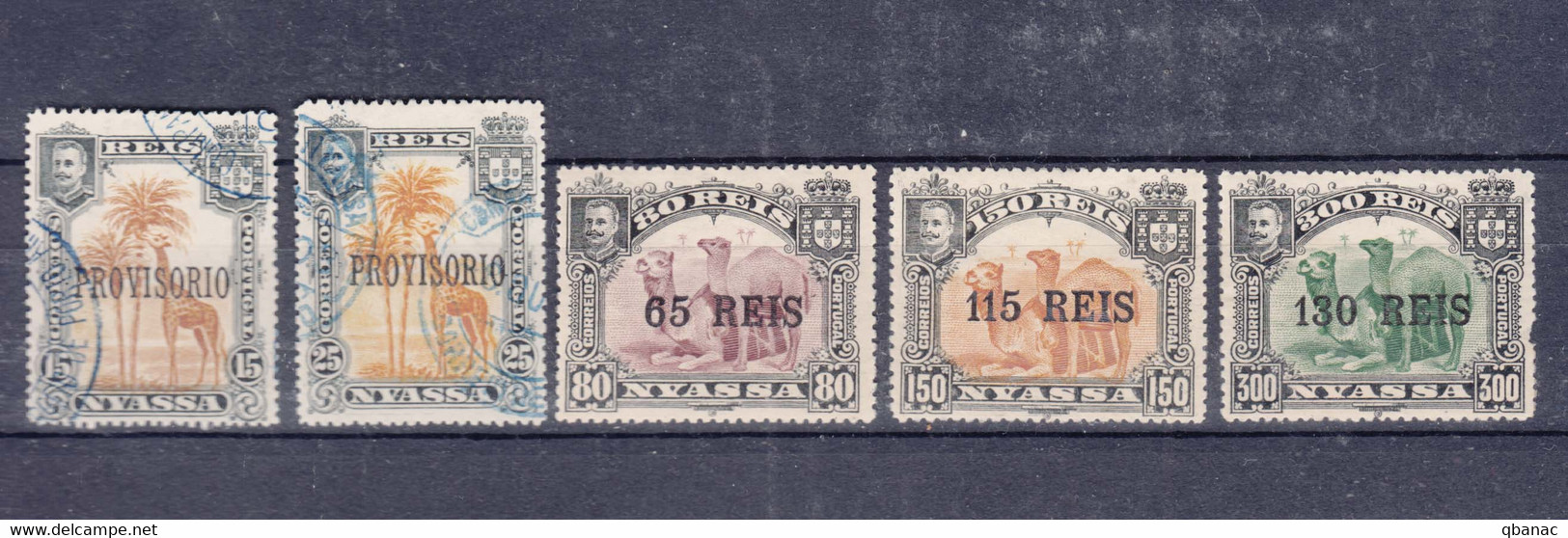 Portugal Nyassa 1903 Mi#45-49 Mint Hinged/used - Nyasaland