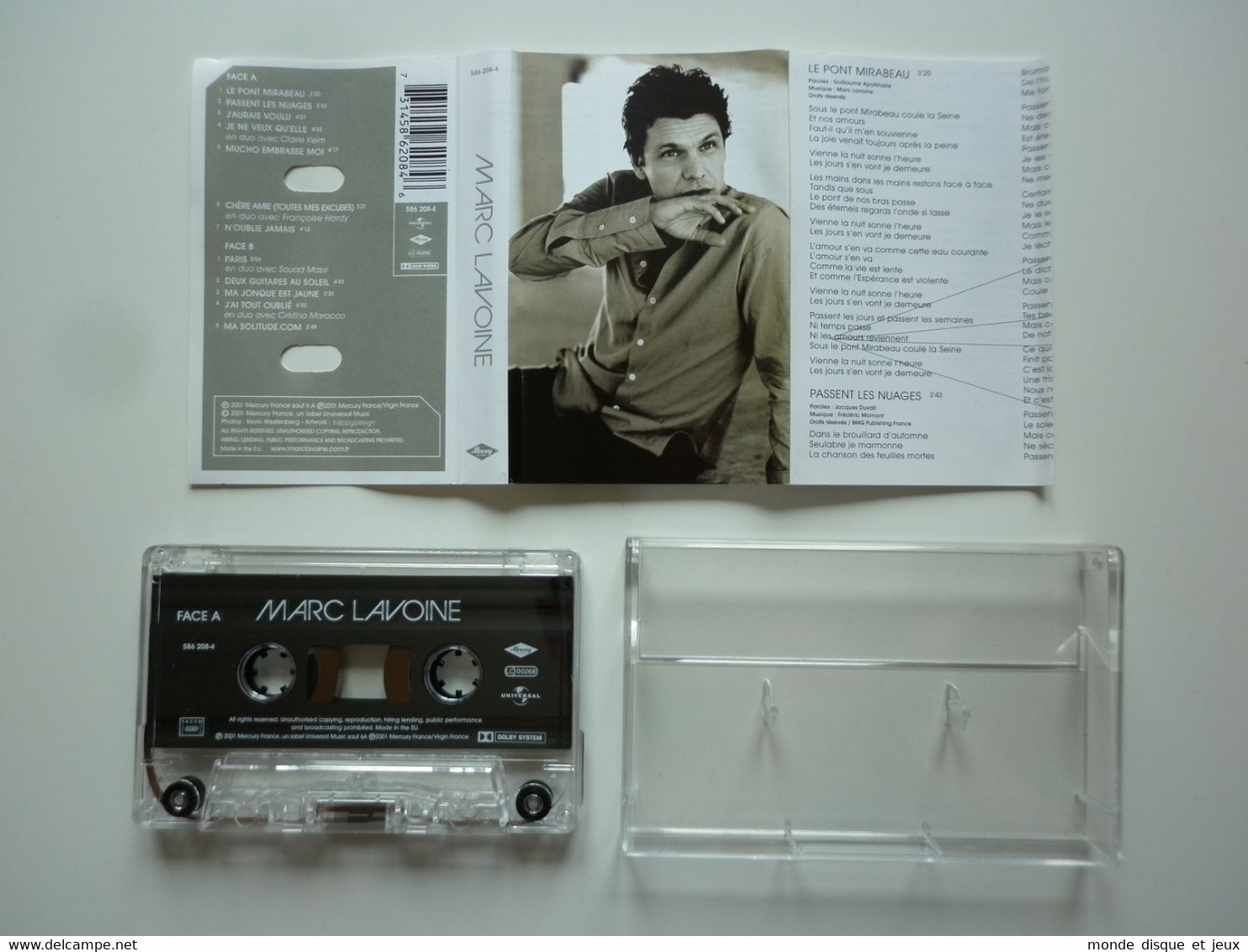 Marc Lavoine Cassette K7 Album Marc Lavoine - Cassettes Audio