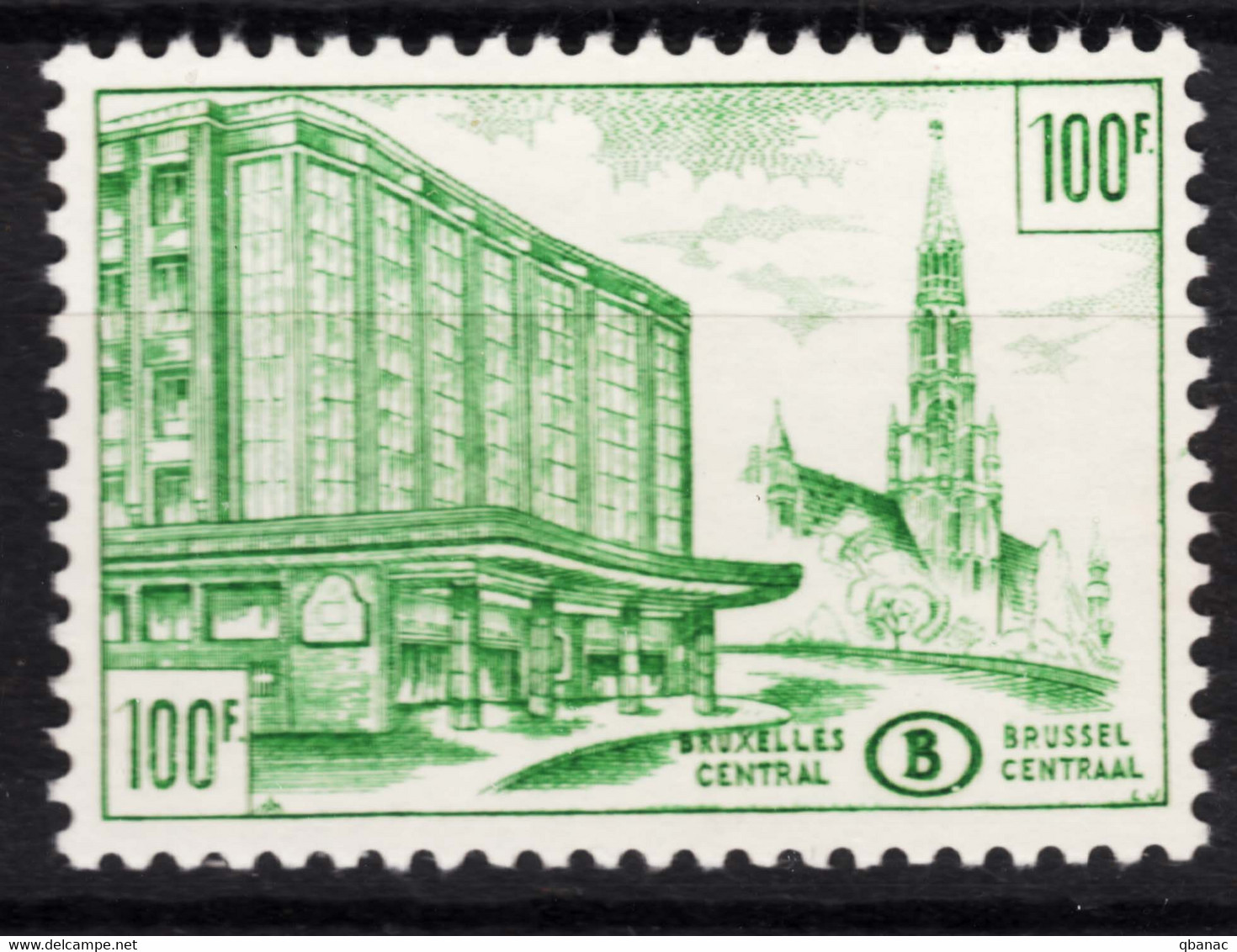 Belgium, Railway 1953 Mi#318 Mint Lightly Hinged - Otros & Sin Clasificación