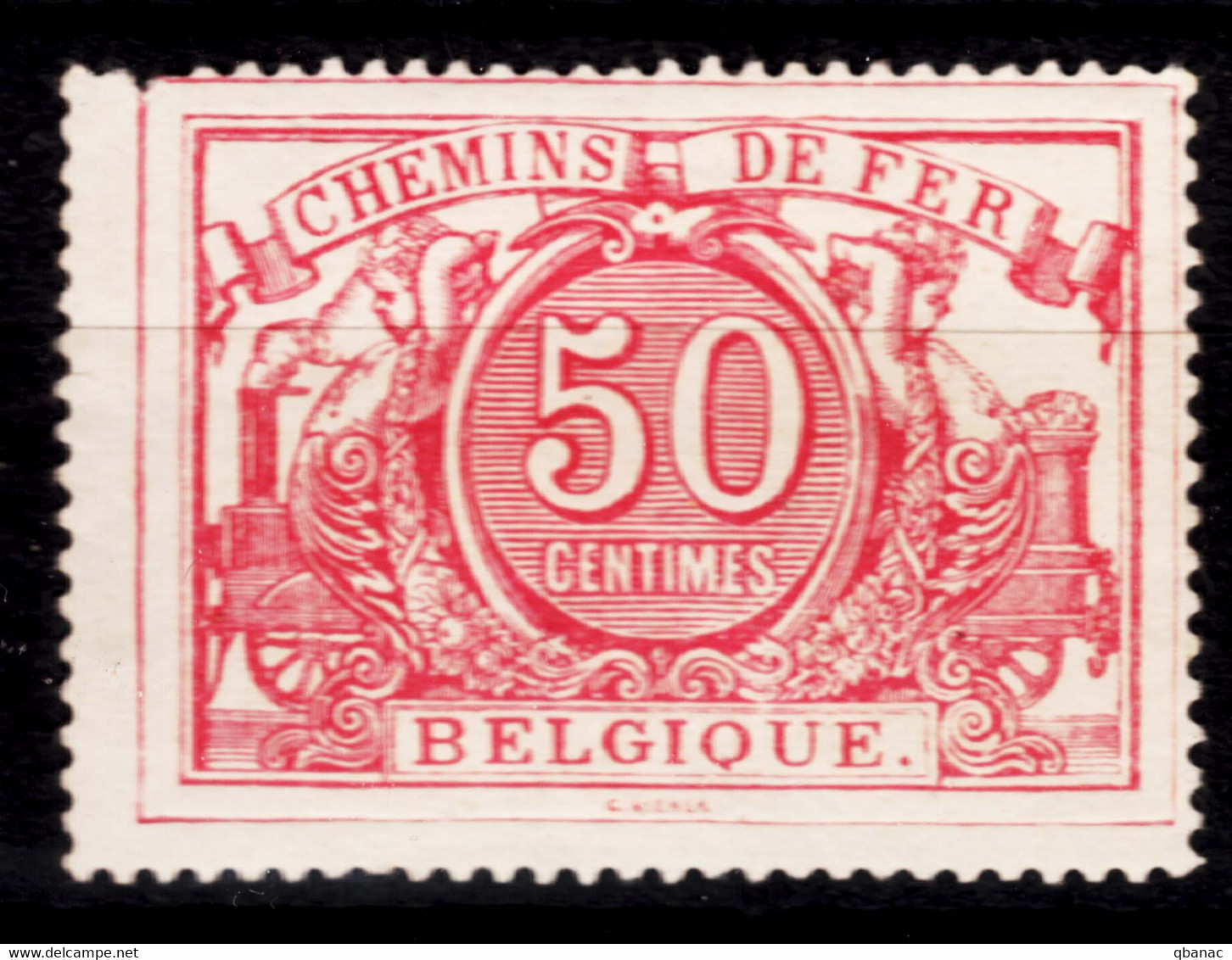 Belgium Railway 1882/1892 Mi#11 Mint Hinged - Mint