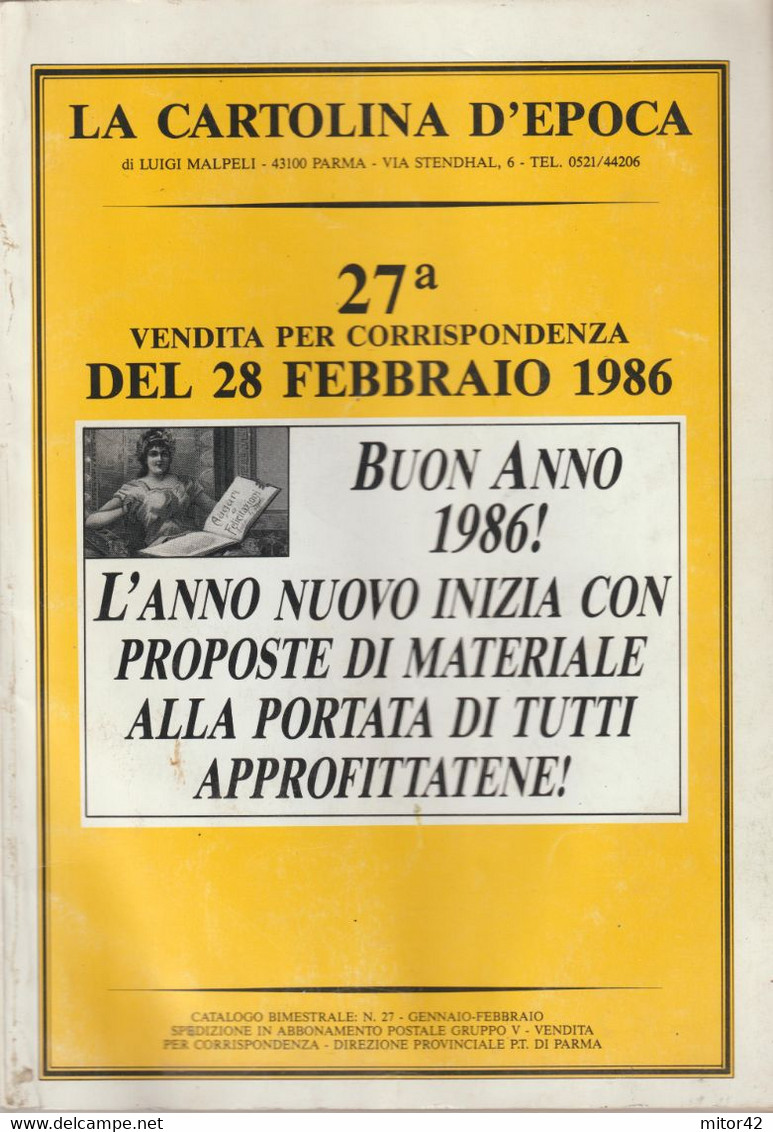 19-sc.2-Collezionismo-cartofilia-Catalogo Gaibazzi 1986-127facciate Con Diverse Migliaia Di Cartoline Illustrate - Sammlungen