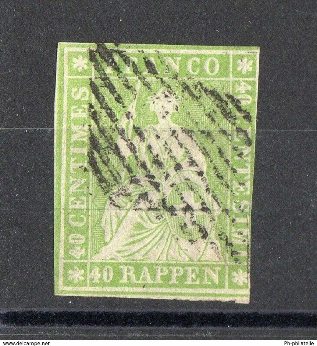 SUISSE: TIMBRE OBLITERE N°30b - Used Stamps