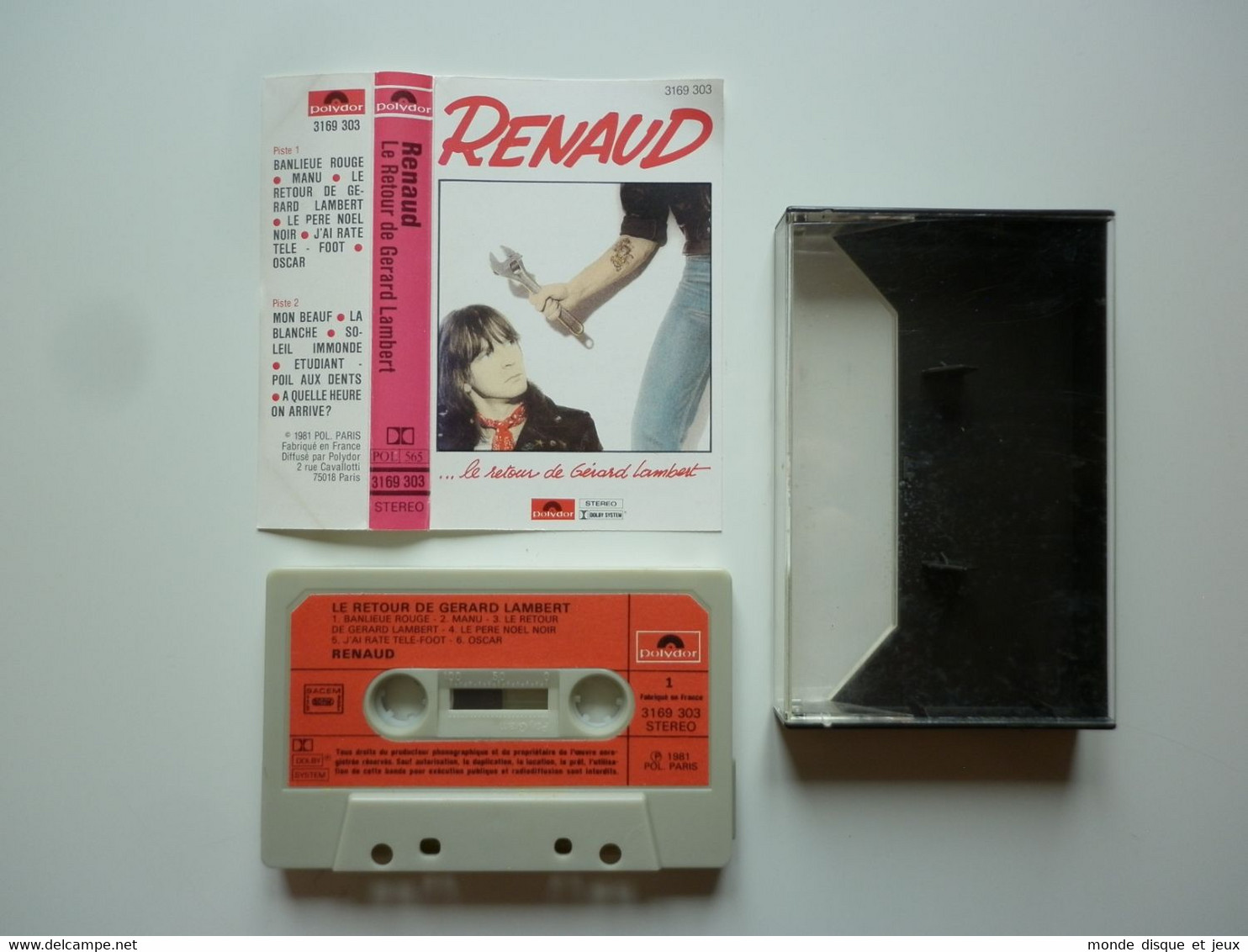 Renaud Cassette K7 Album Le Retour De Gérard Lambert - Cassettes Audio