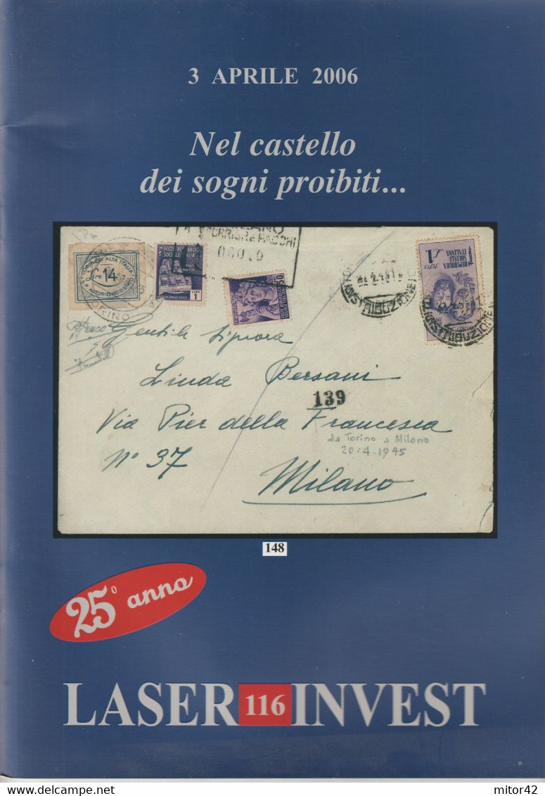 24-sc.2-Collezionismo-filatelia-Storia Postale-Nel Castello Dei Sogni Proibiti-2006-Laser Invest-40 Facciate - Sammlungen