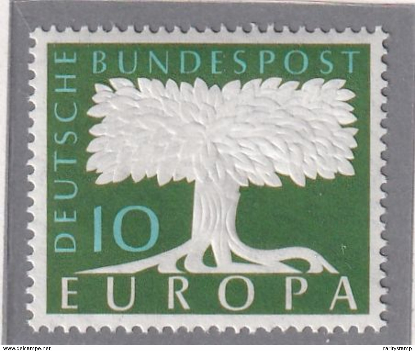 EUROPA CEPT 1957 GERMANIA MNH SERIE COMPLETA+ 10P CON FILIGRANA - 1957