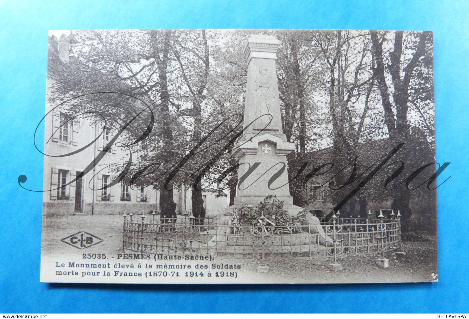 Pesmes Monument Aux Morts Edit C.L.B. 25035 - Guerre Mondiale 1914-1918 - War Memorials