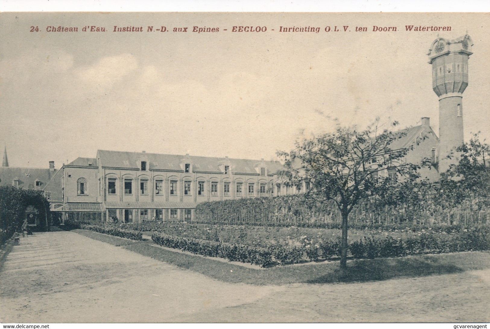 EECLOO  EEKLO  :   CHATEAU D'EAU INSTITUT N.D.AUX EPINES     2 SCANS - Eeklo