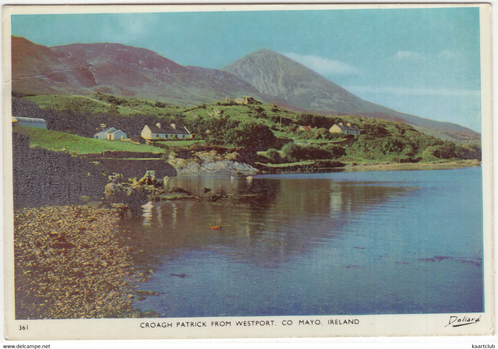 361 Croagh Patrick From Westport. Co Mayo. Ireland - (Dollard) - 1963 - Mayo