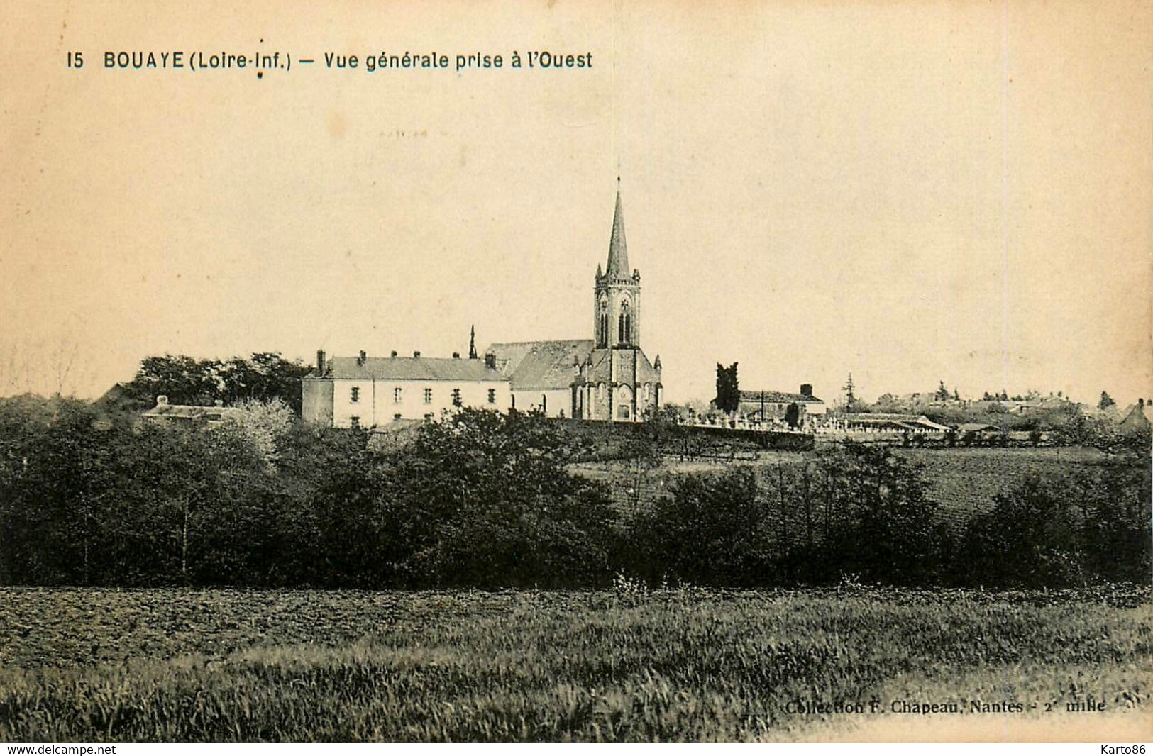 Bouaye * Vue Générale Prise à L'ouest - Bouaye