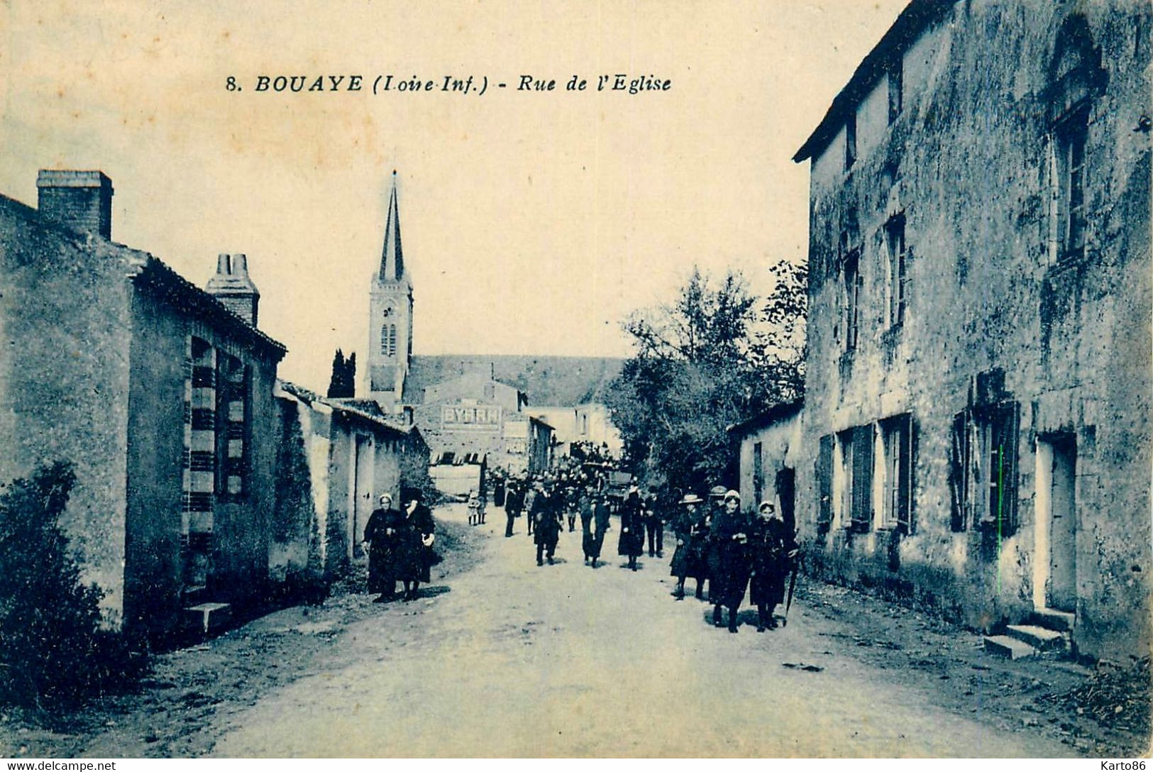 Bouaye * Rue De L'église * Villageois - Bouaye