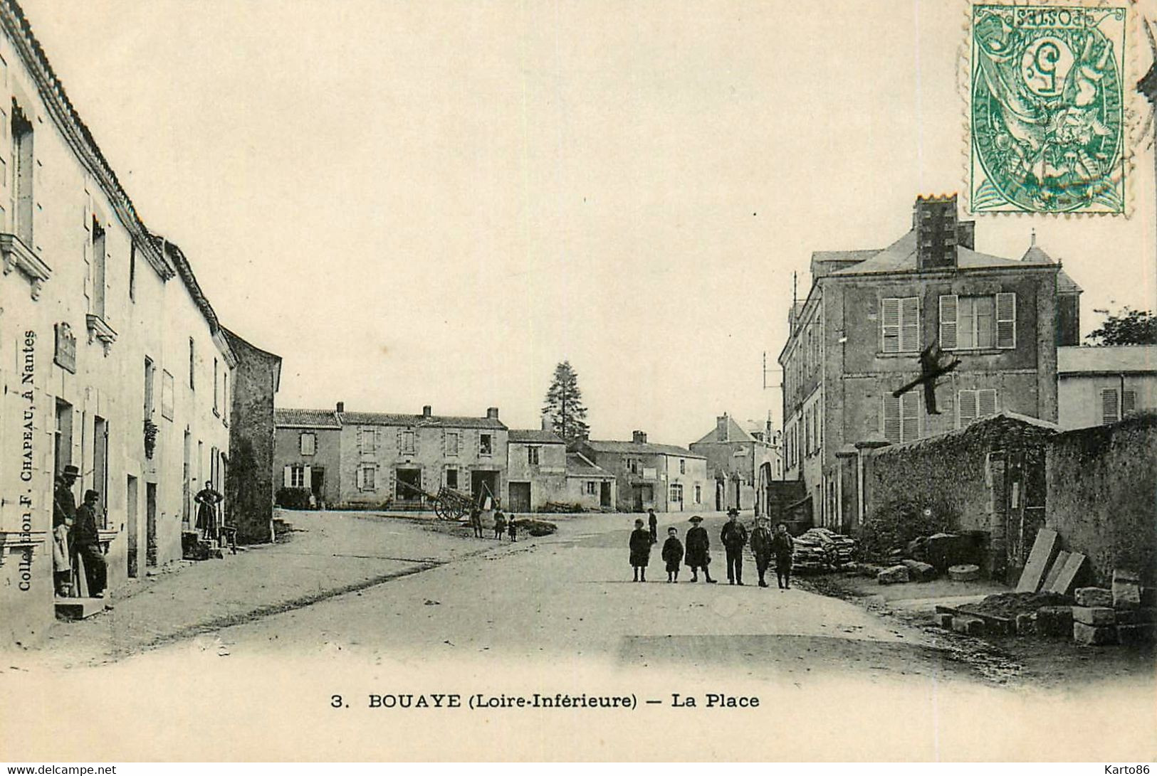 Bouaye * La Place * Débit * Villageois - Bouaye