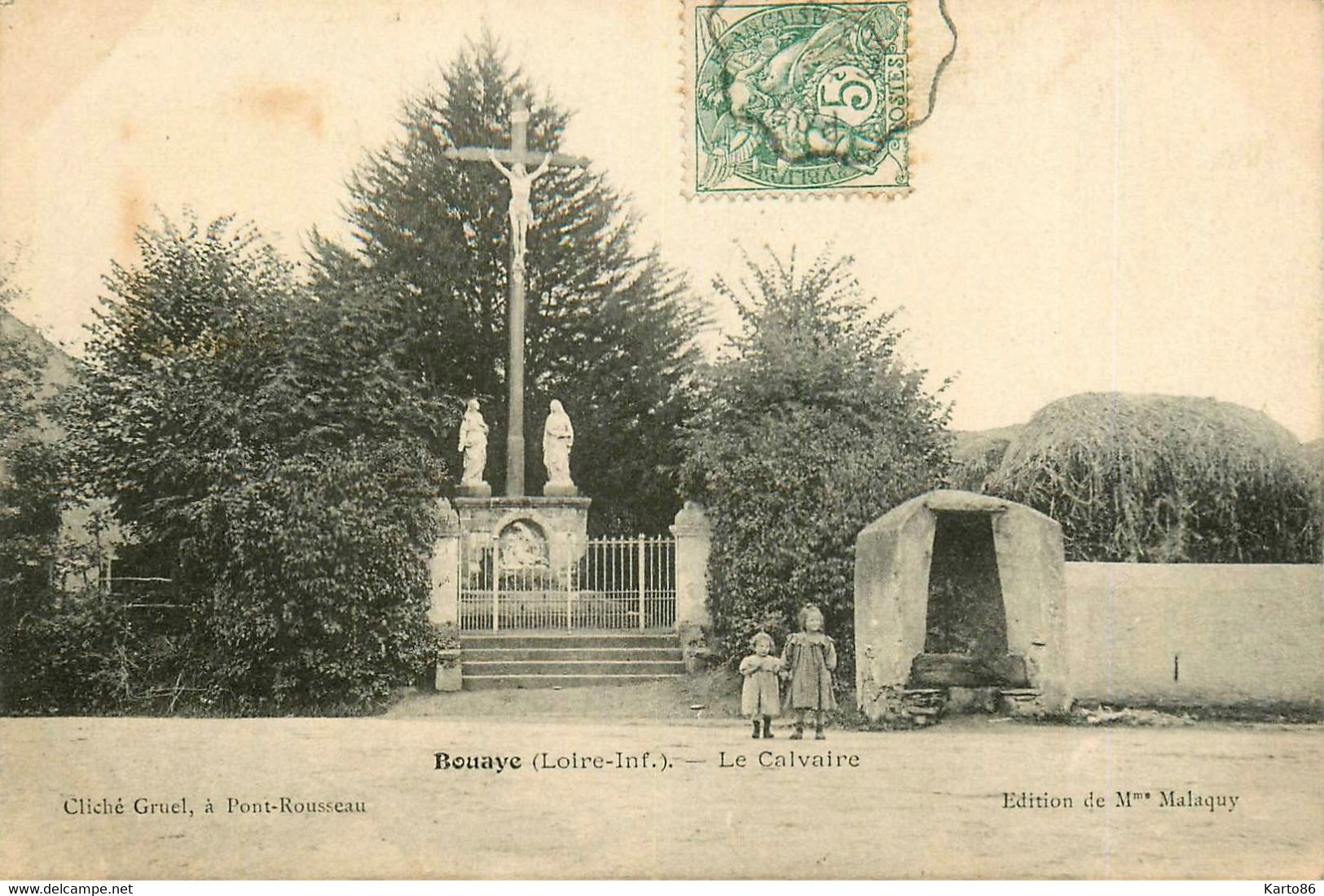 Bouaye * Au Calvaire Du Village * Enfants Villageois - Bouaye