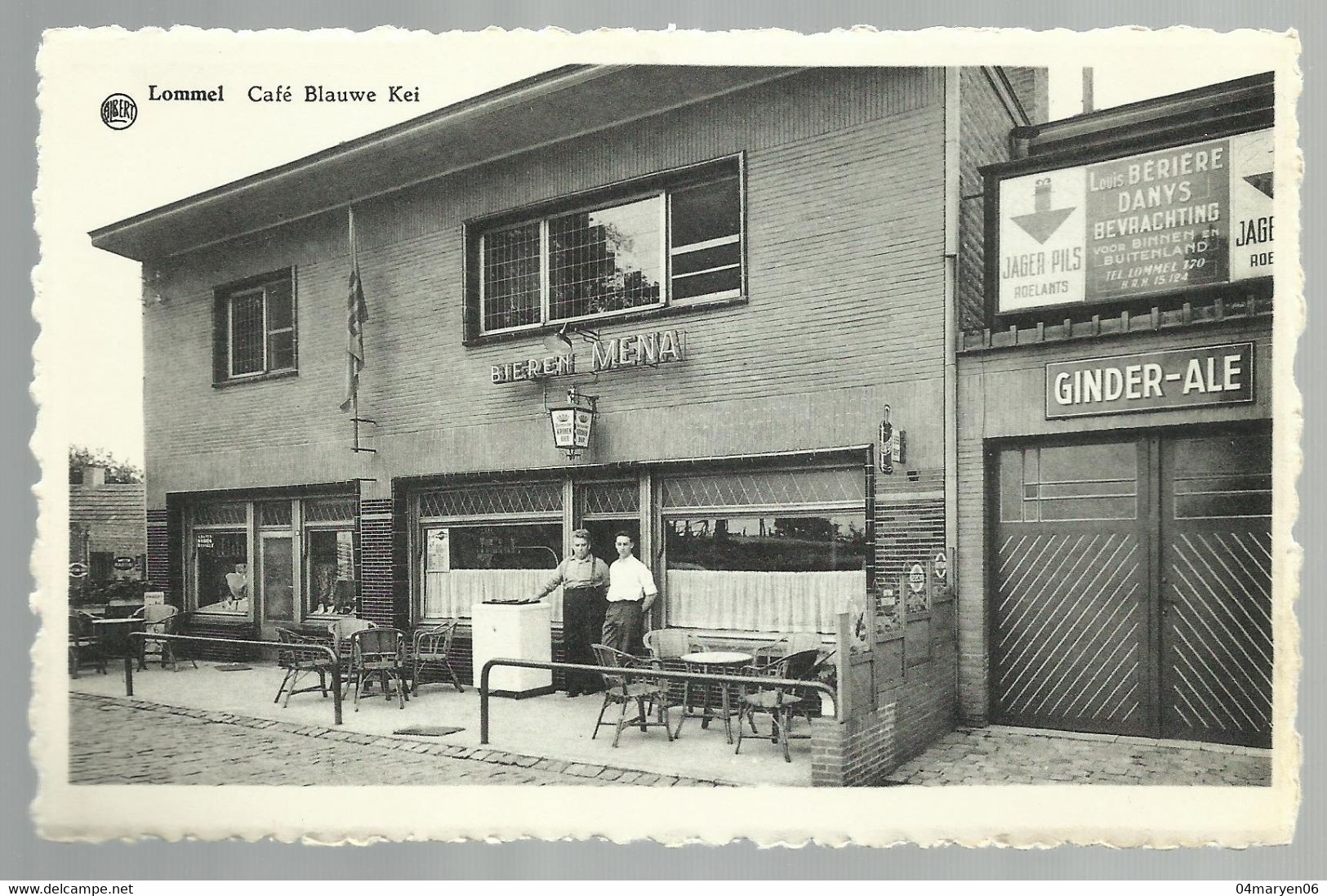 ***  LOMMEL  ***  -  Café Blauwe Kei  -  Zie / Voir Scan - Lommel