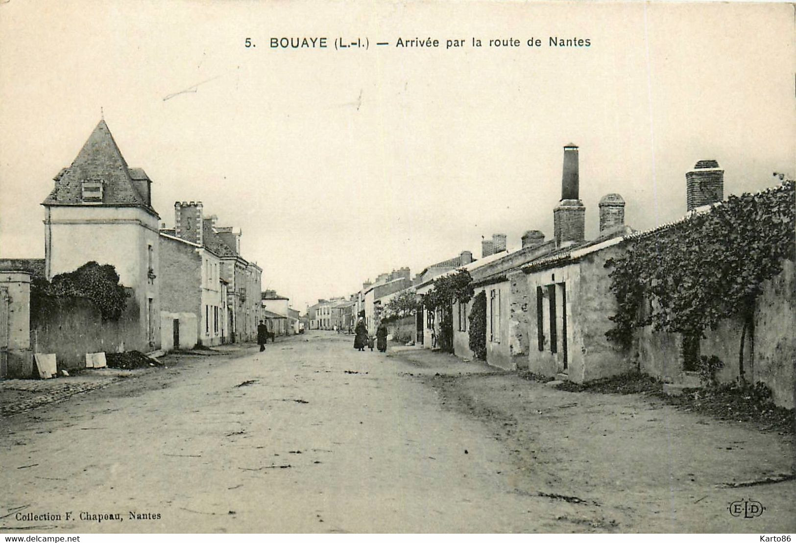 Bouaye * Arrivée Par La Route De Nantes * Villageois - Bouaye