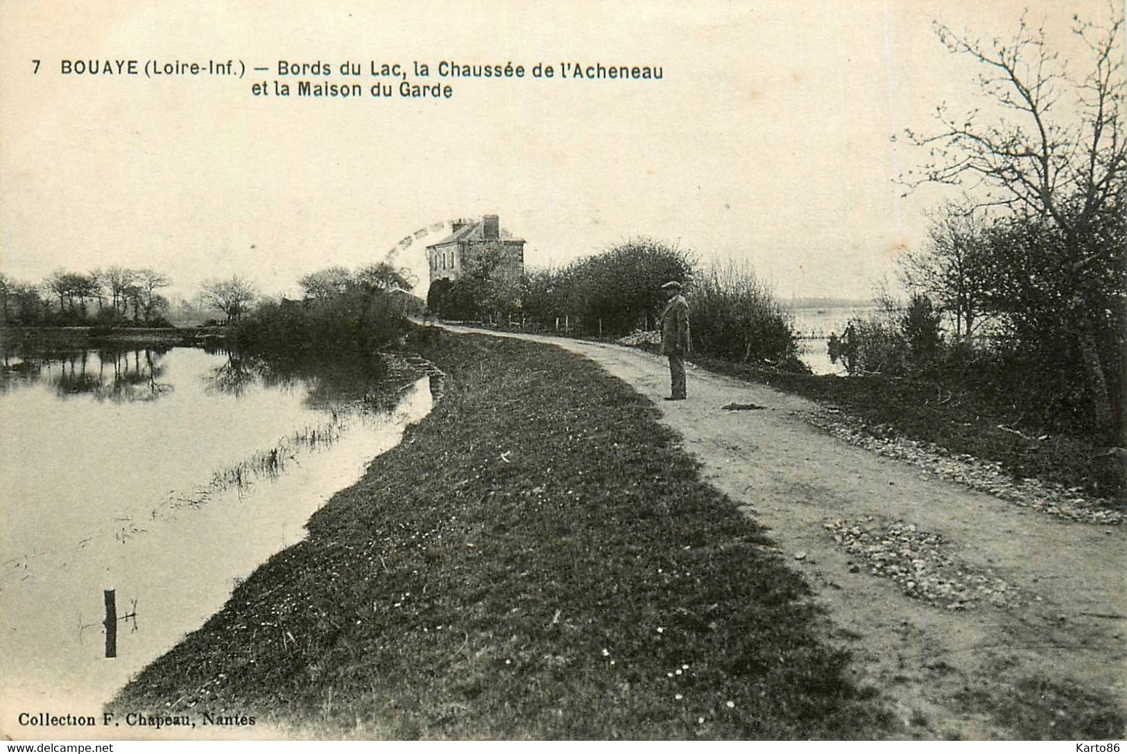 Bouaye * Bord Du Lac , La Chaussée De L'acheneau Et La Maison Du Garde - Bouaye