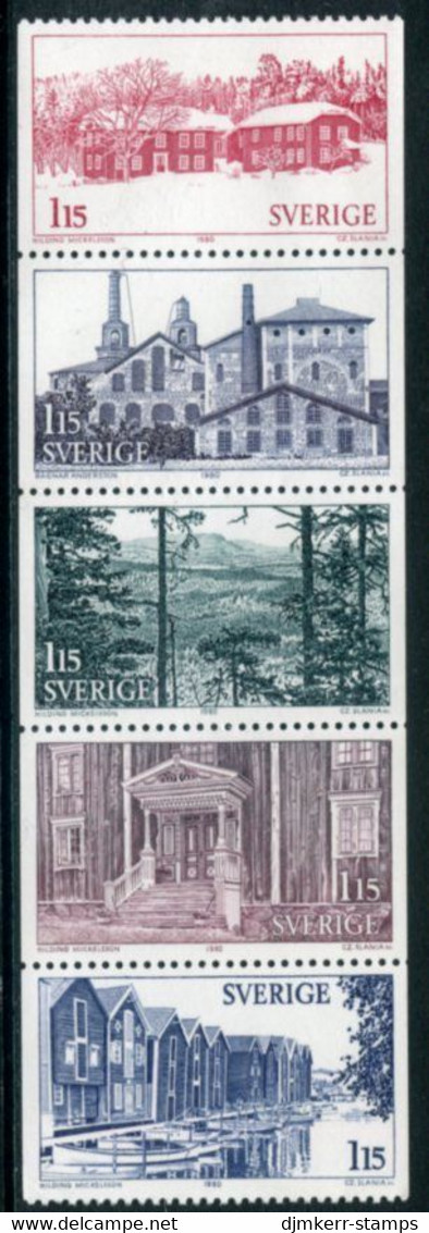 SWEDEN 1980 Tourism: Hälsingland  MNH / **.  Michel 1108-12 - Ongebruikt