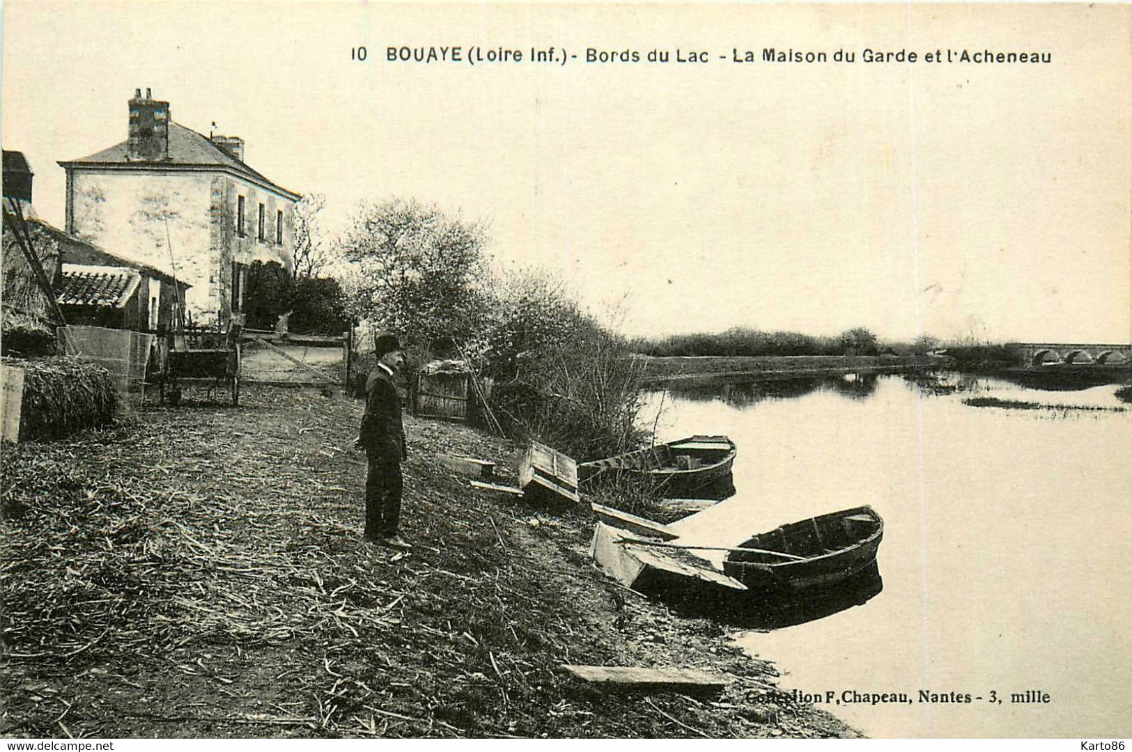 Bouaye * Bords Du Lac De Grand Lieu , La Maison Du Garde Et L'acheneau - Bouaye