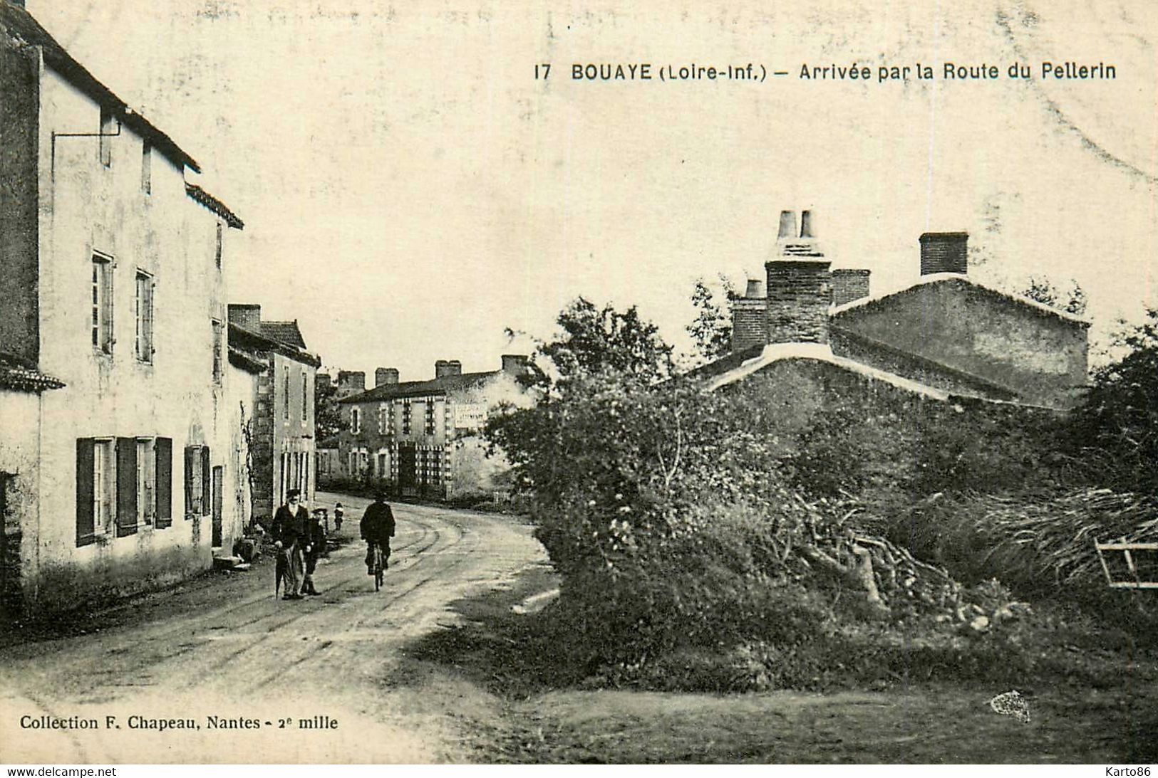 Bouaye * Arrivée Par La Route Du Pellerin * Villageois - Bouaye