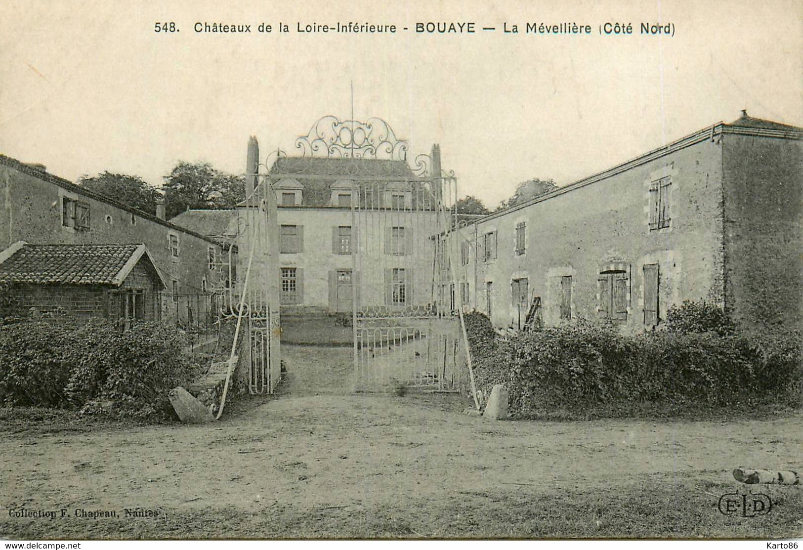 Bouaye * La Méveillière " Côté Nord * Château De La Loire Inférieur N°548 - Bouaye