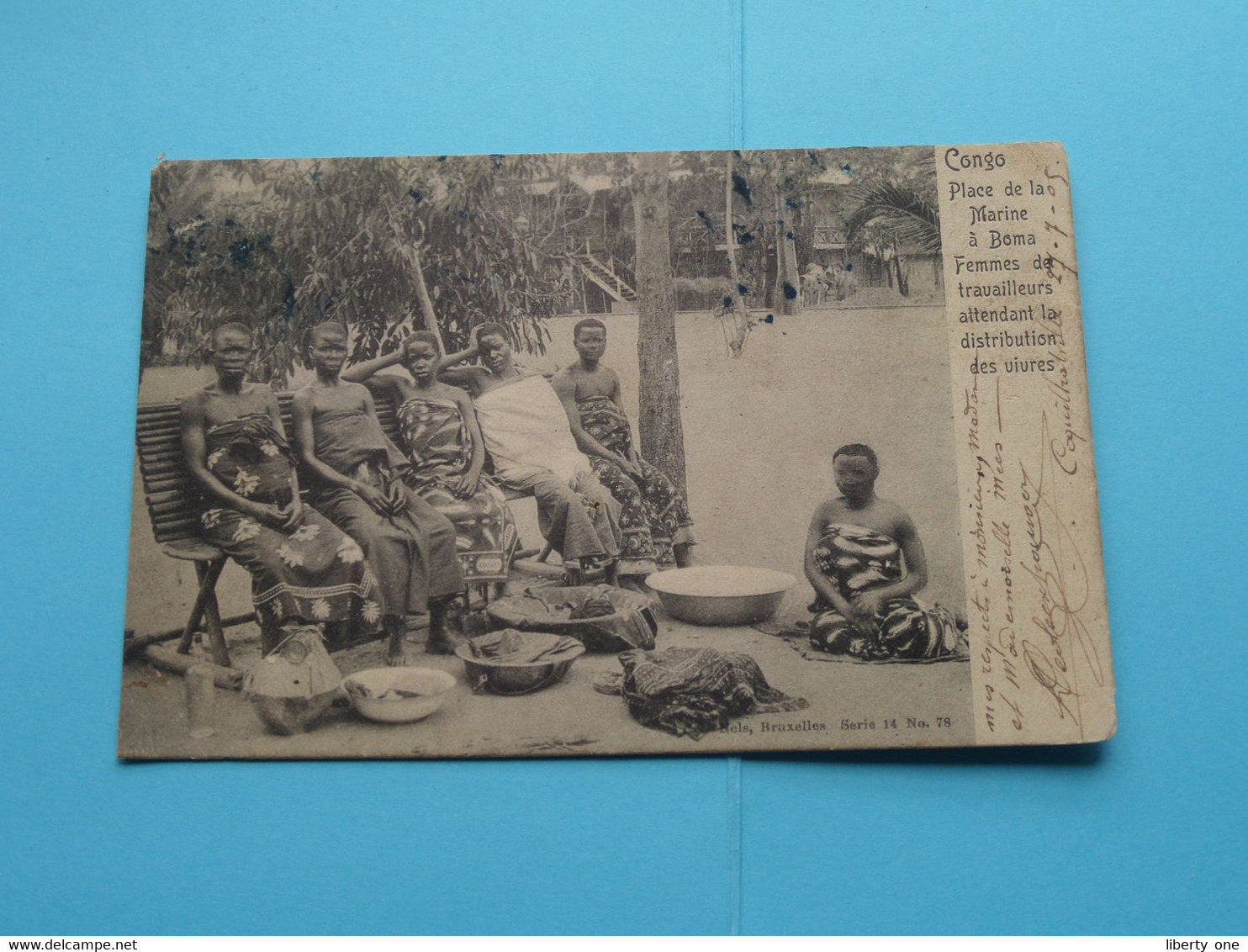 Place De La Marine à BOMA - Congo ( Edit : Nels Série 14 - N° 78 ) Anno 1905 ( See / Voir / Zie Photo ) ! - Kinshasa - Léopoldville