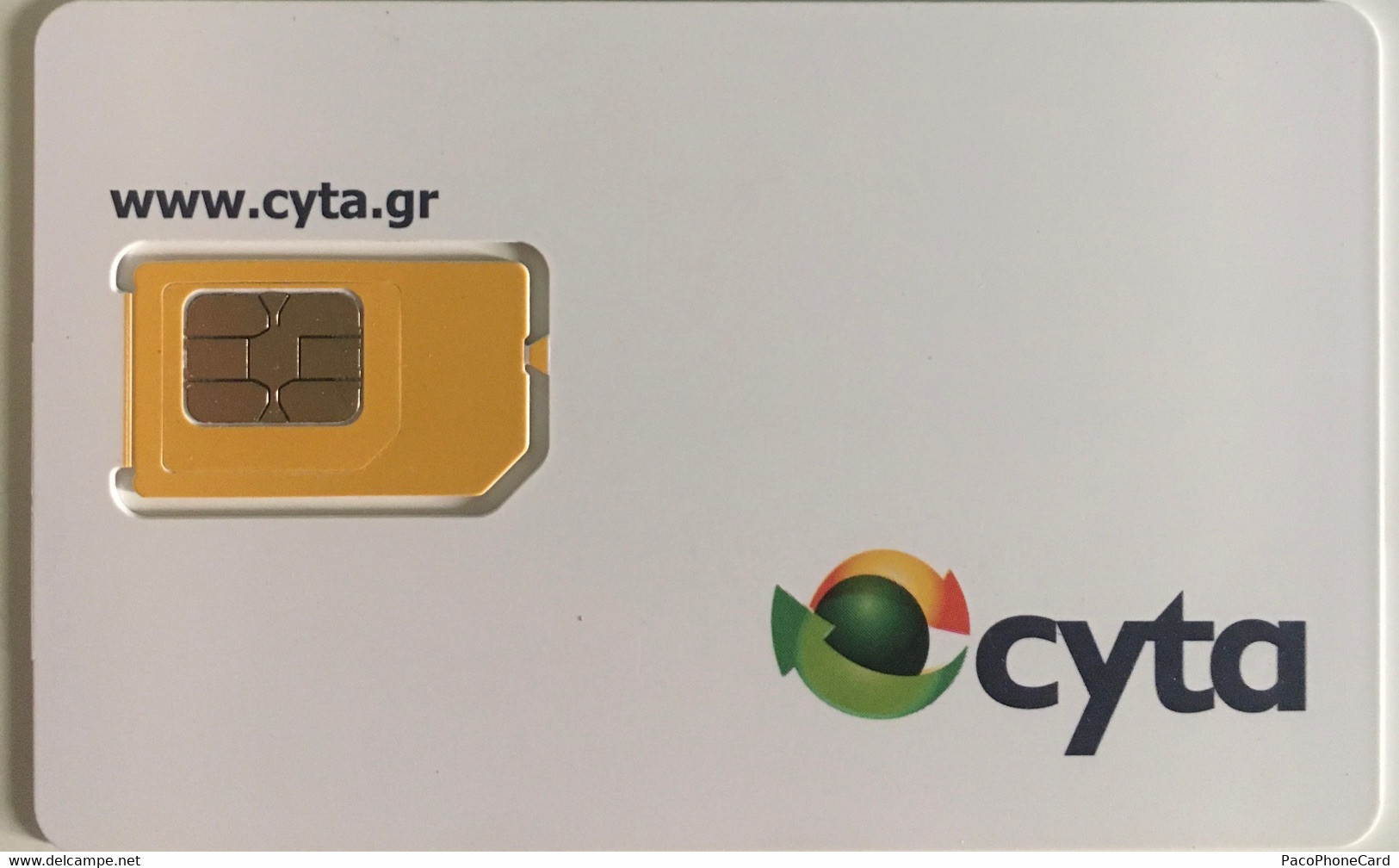 Paco \ GRECIA \ GSM \ GR-MOB-CYT-0002 \ White GSM With Cyta Logo (Type 2) \ Perfetta - Grèce