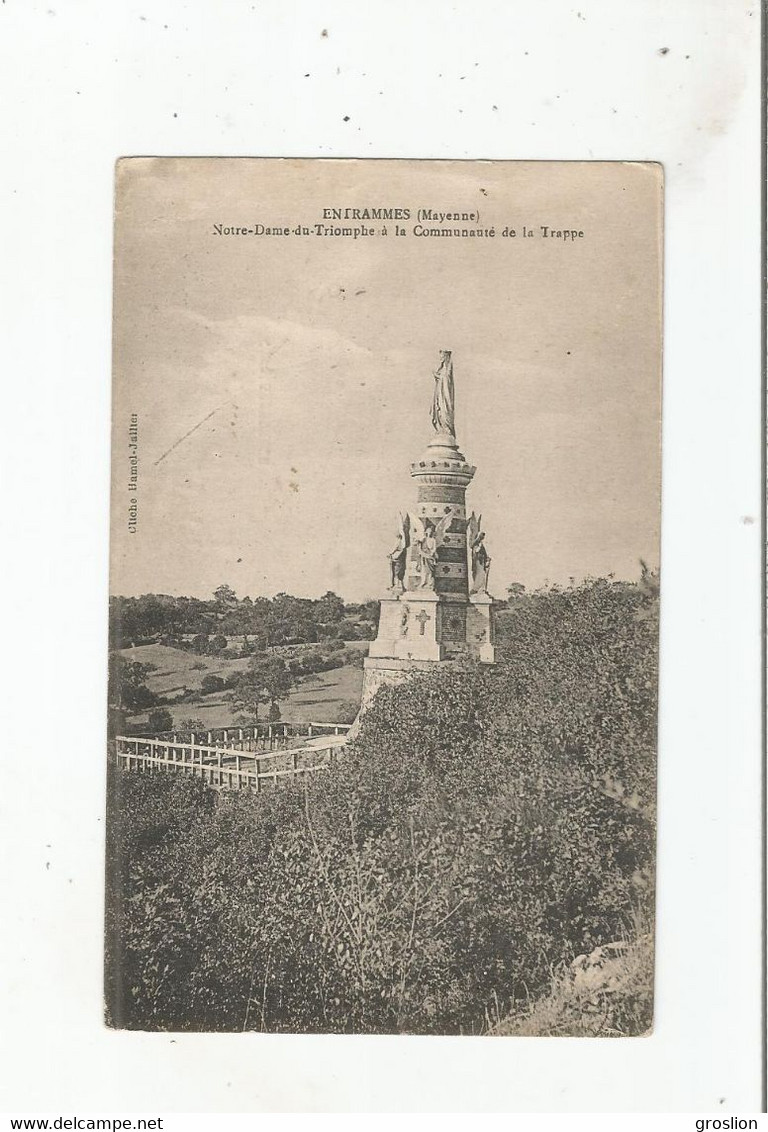 ENTRAMMES (MAYENNE) NOTRE DAME DU TRIOMPHE A LA COMMUNAUTE DE LA  TRAPPE - Entrammes