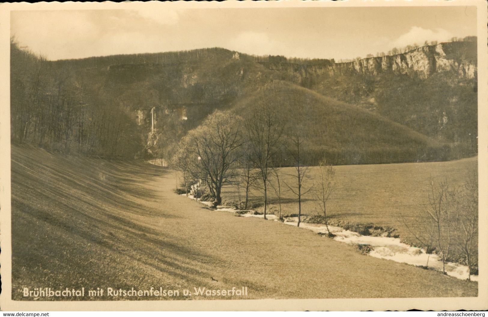 Brühlbachtal Mit Rutschenfelsen Und Wasserfall - Bad Urach